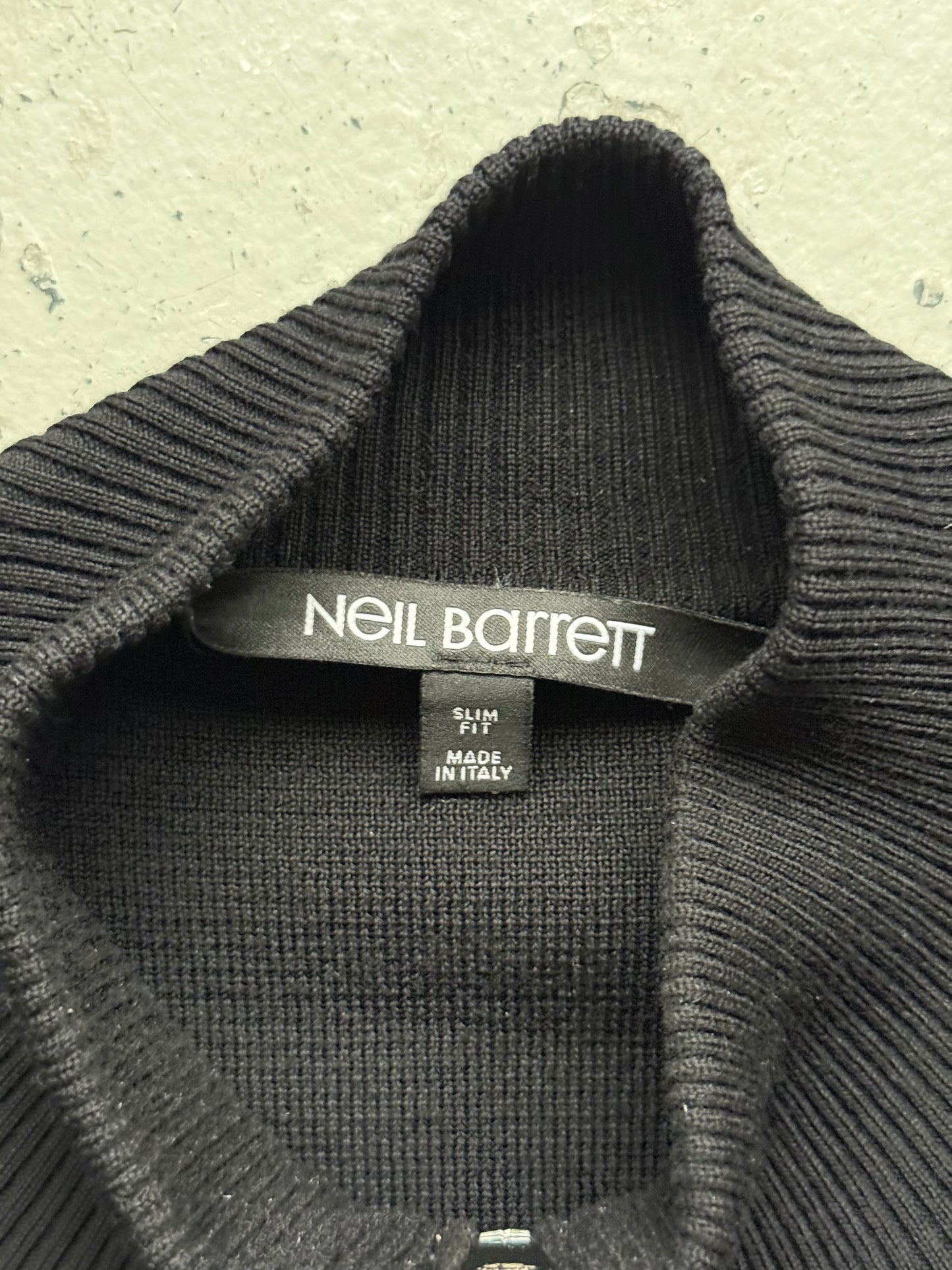 Neil Barrett Black Dual Function Zip Jacket (M)