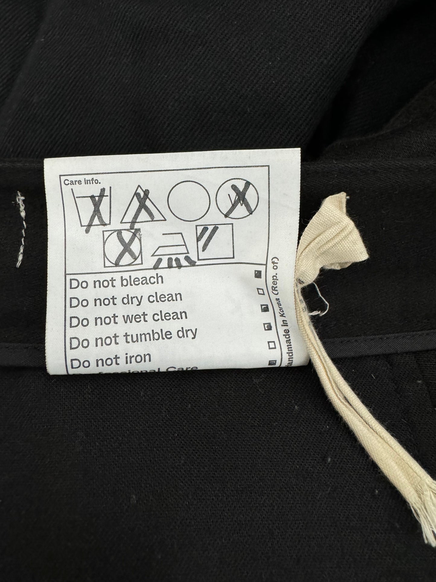 JiyongKim 22AW Cotton Cargo Pants