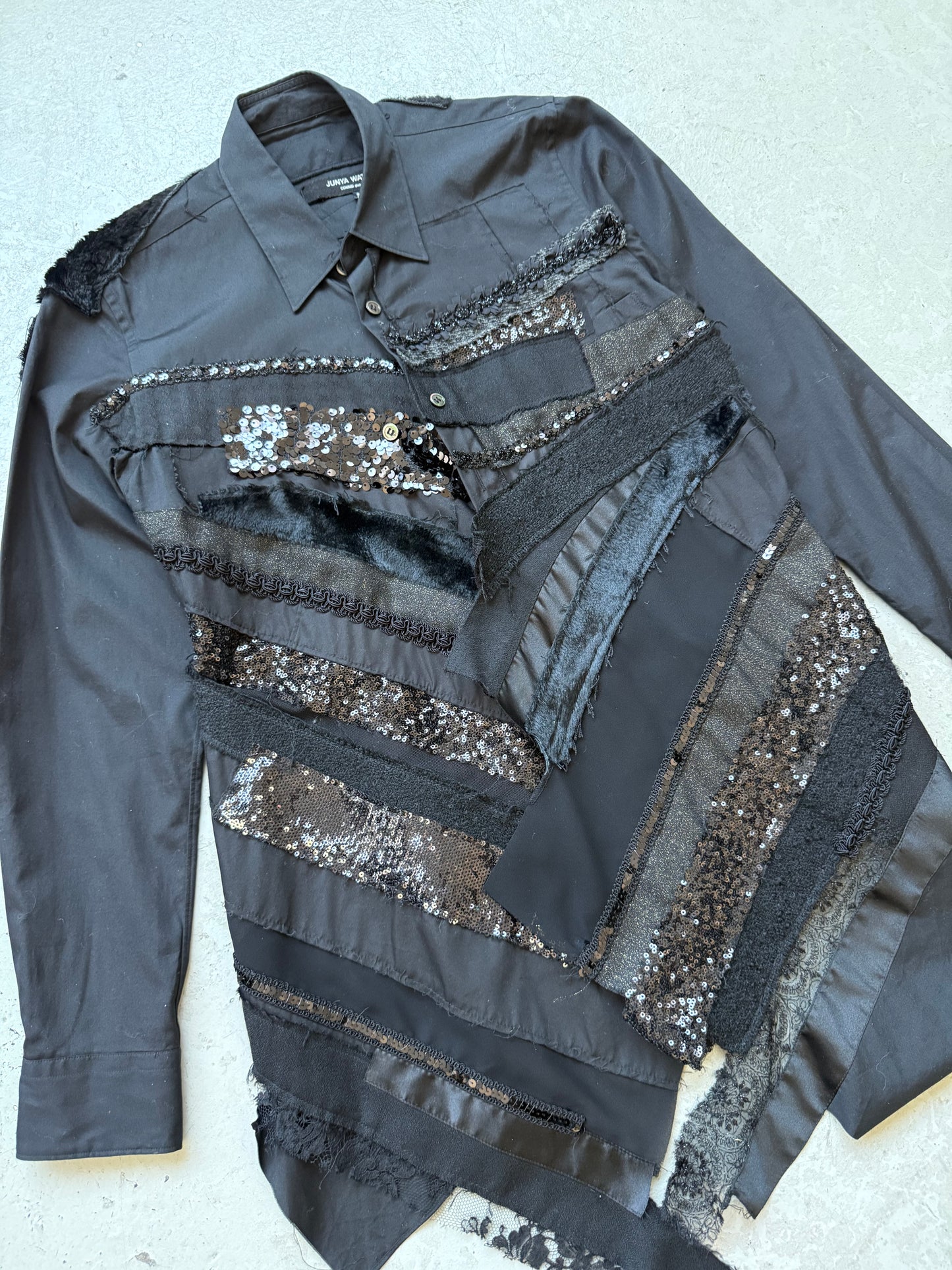 Junya Watanabe x Comme Des Garcons Sequin Button Up Shirt (M)