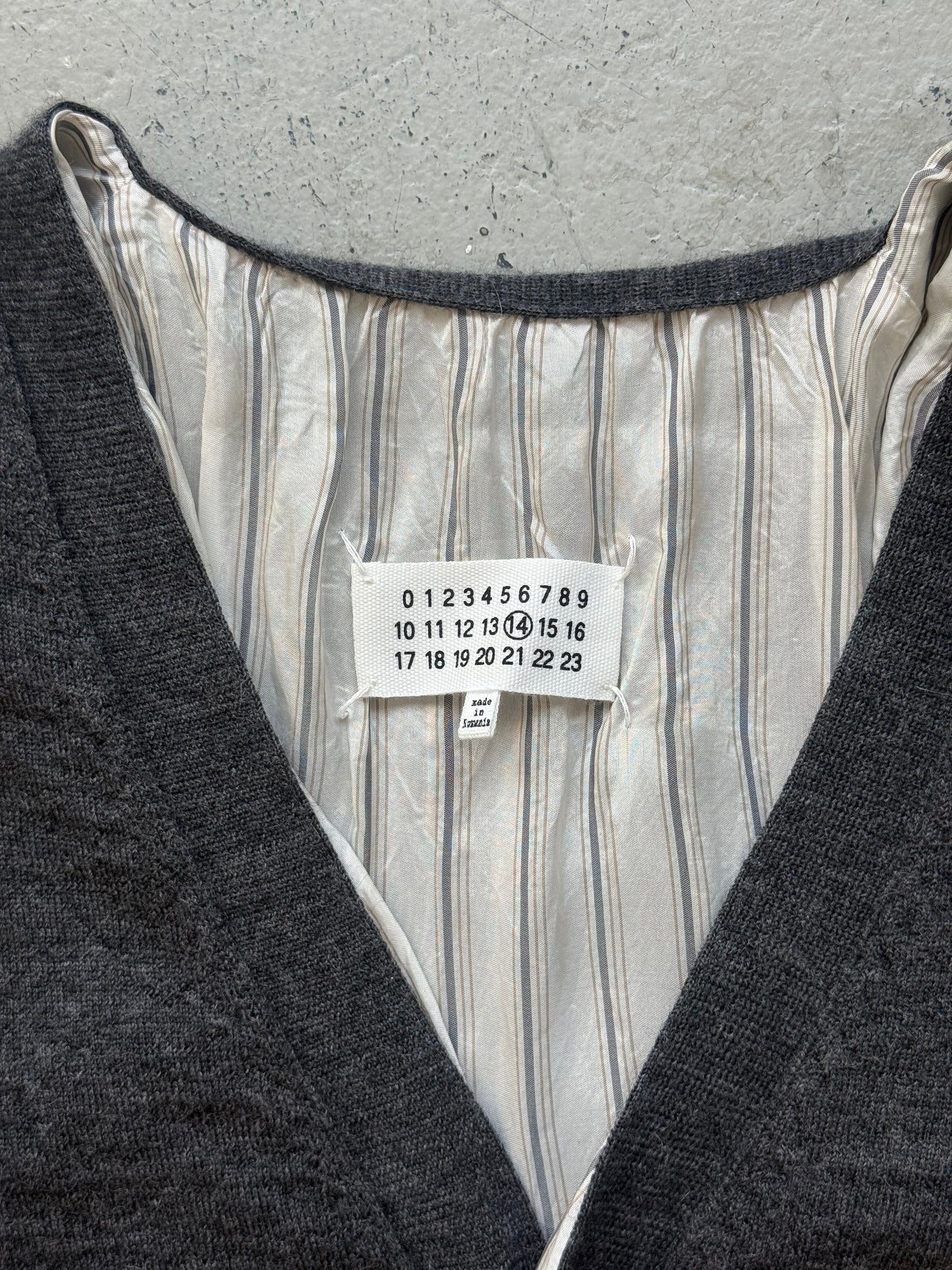 Maison Margiela Distressed Layer Cardigan (S)