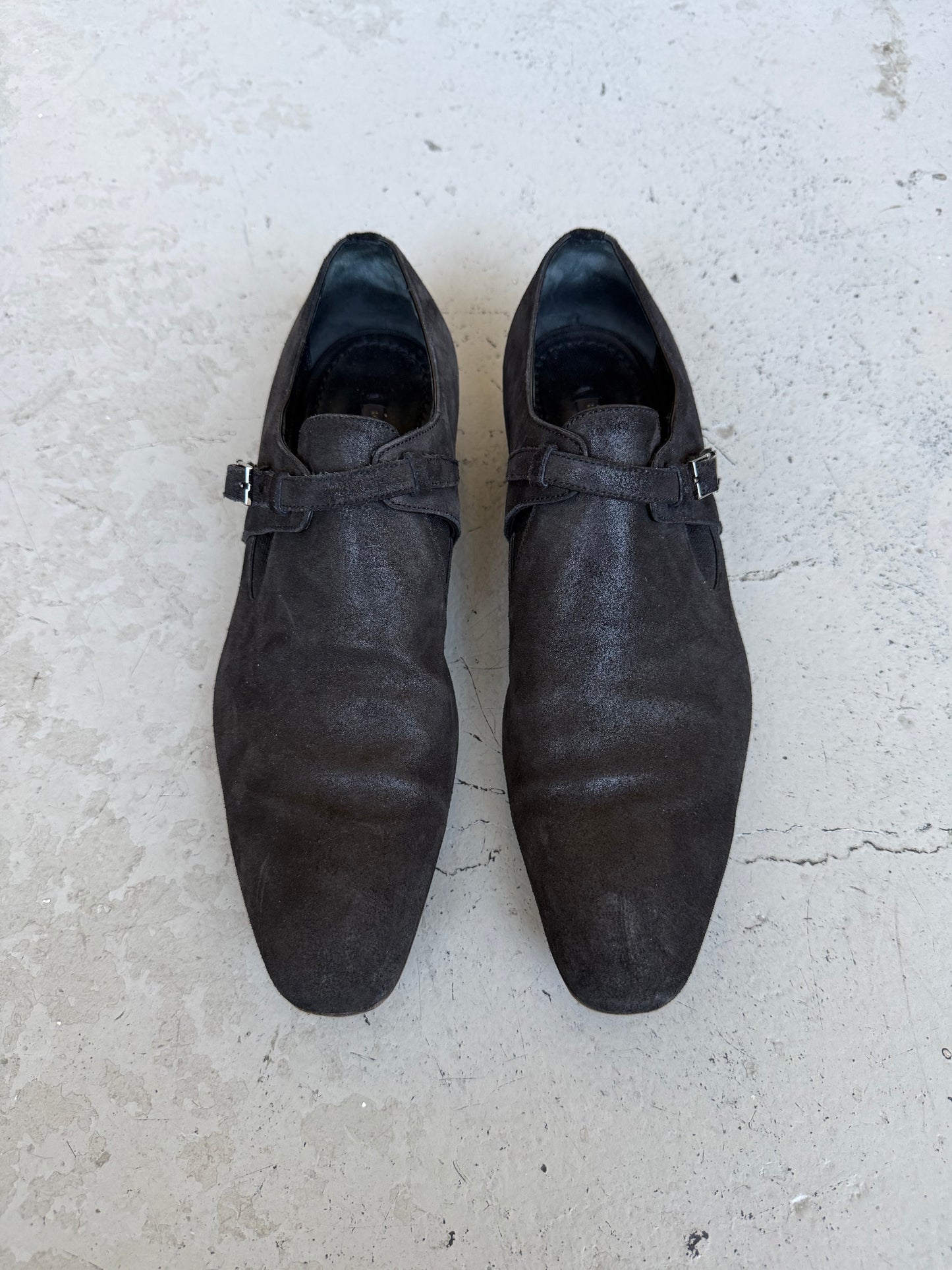 Louis Vuitton Oxford Suede Dress Shoes (8.5)