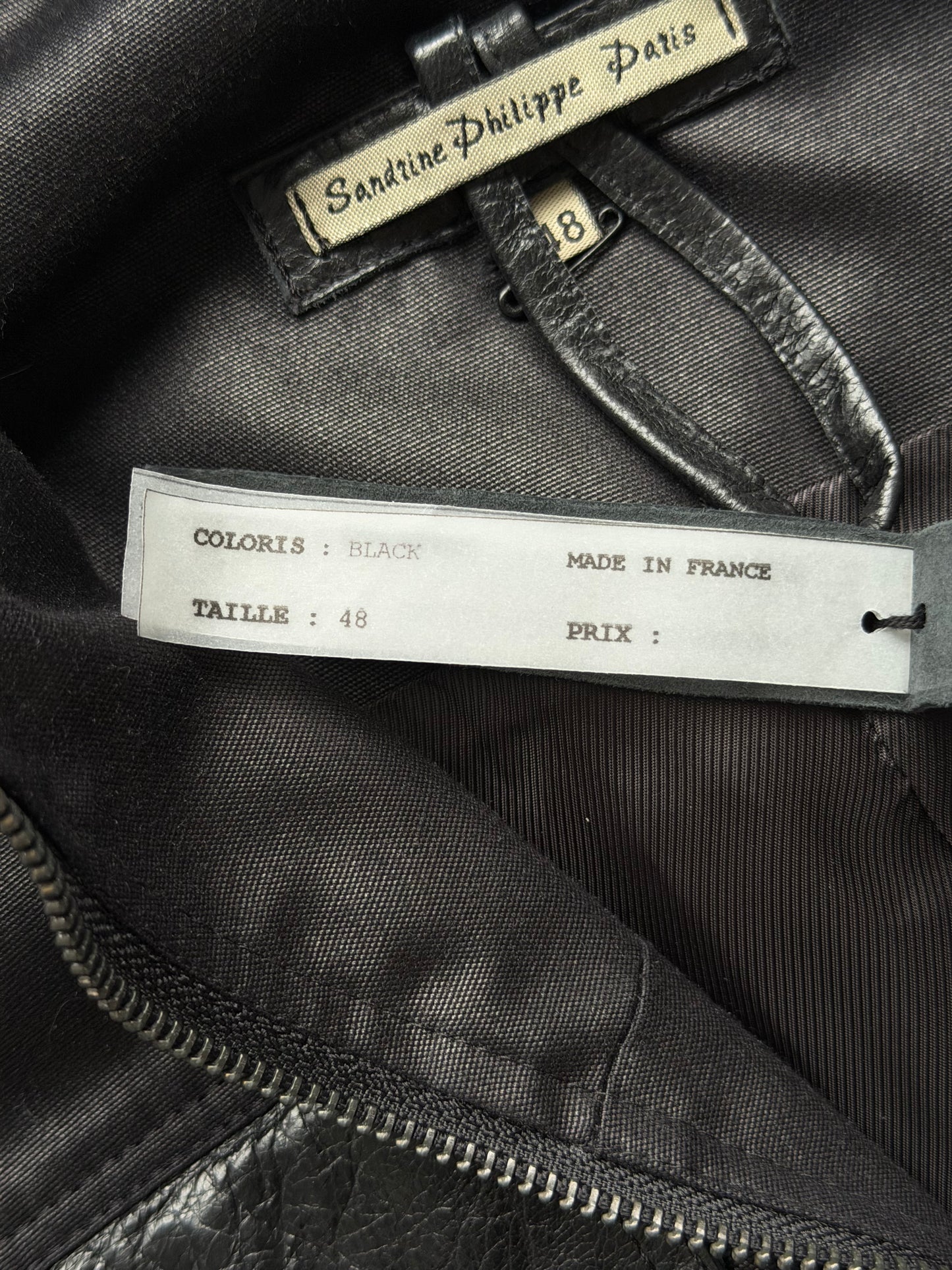 Sandrine Philippe SS23 Cotton Coated Jacket