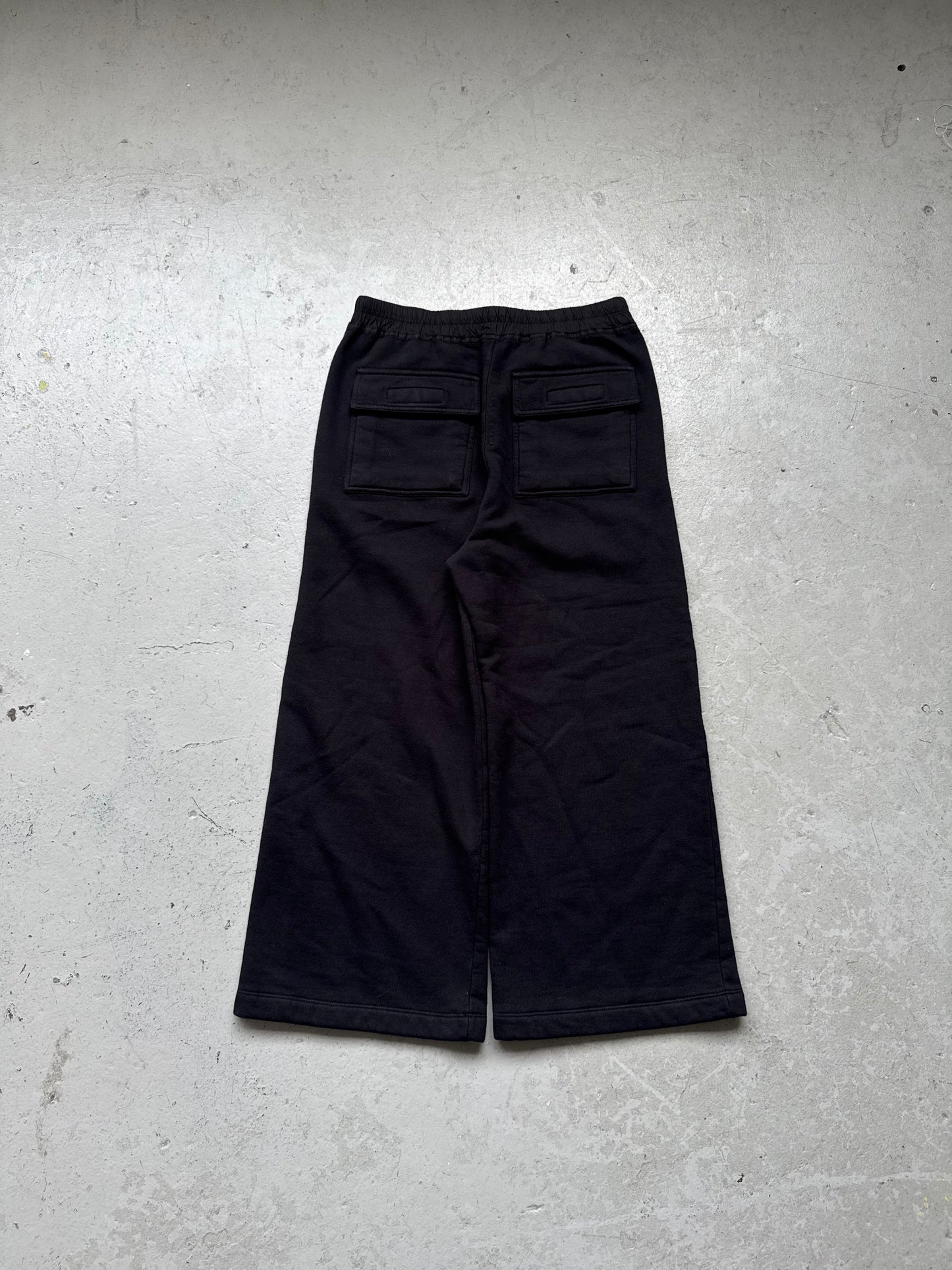 Rick Owens DRKSHDW Black Cotton Capris (S)