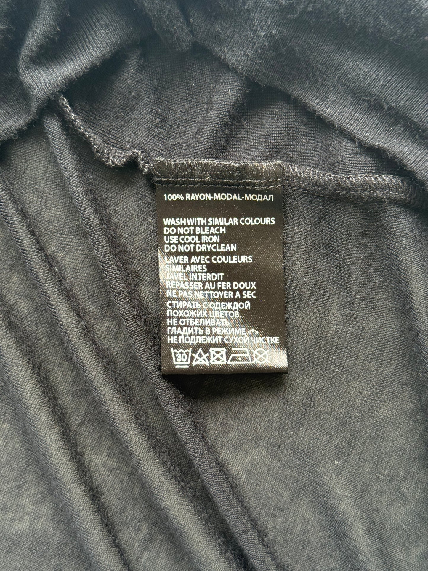 Ann Demeulemeester Black Long Sleeve Shirt (38)