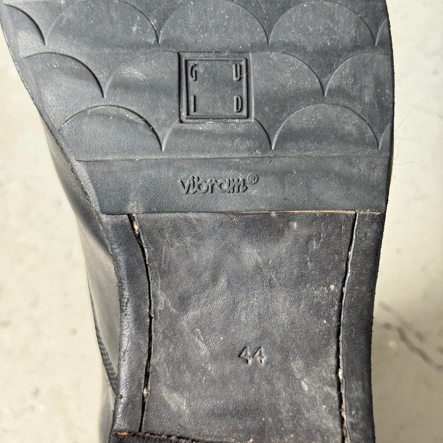 Guidi 210 Horse Leather Black Boots (44)