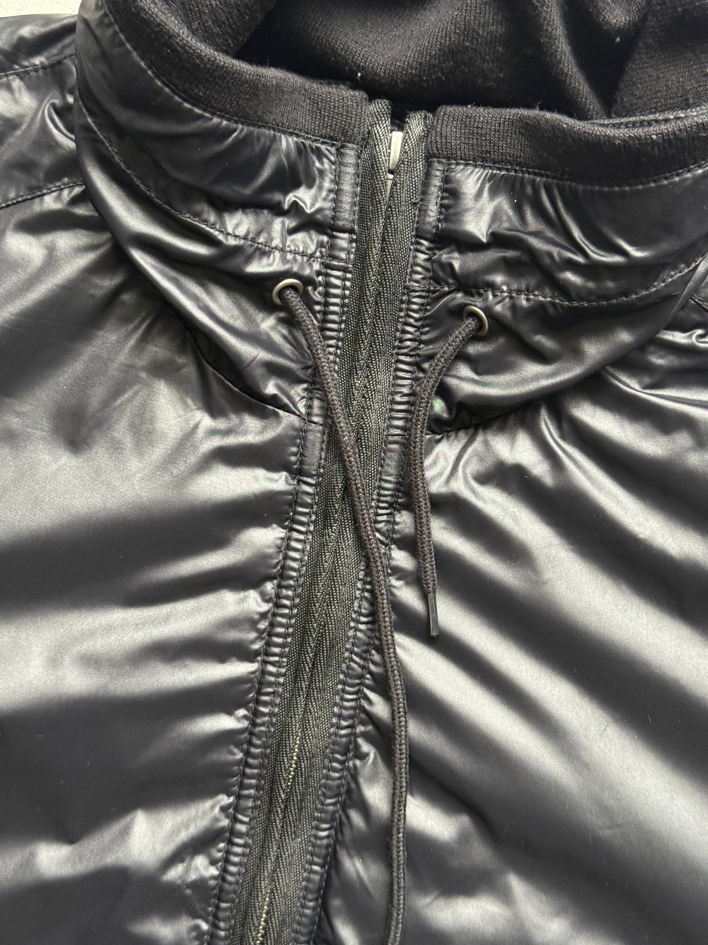 Diesel Black Nylon Zip Up (XL)