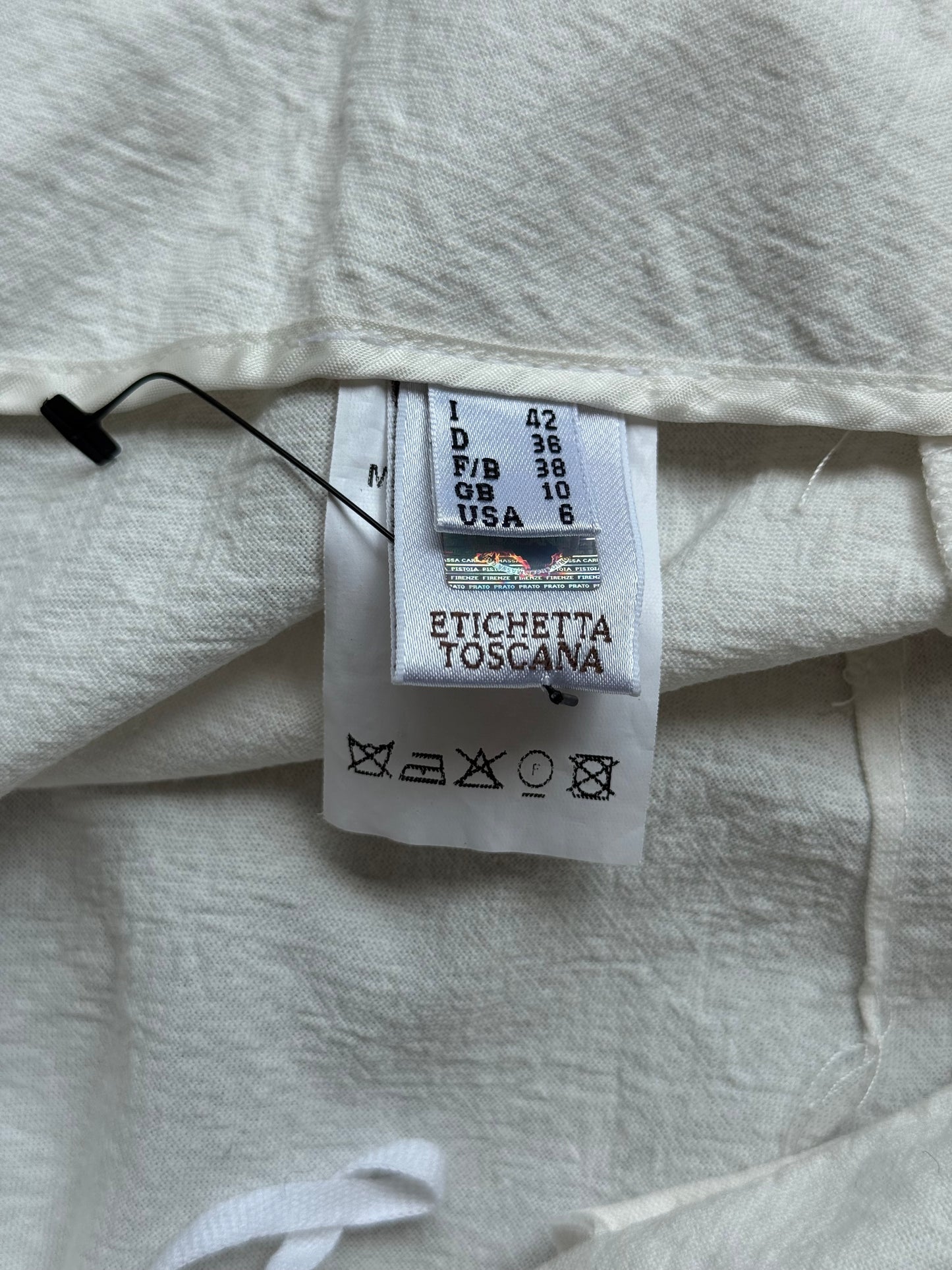 Masnada White Asymetrical Skirt (42)