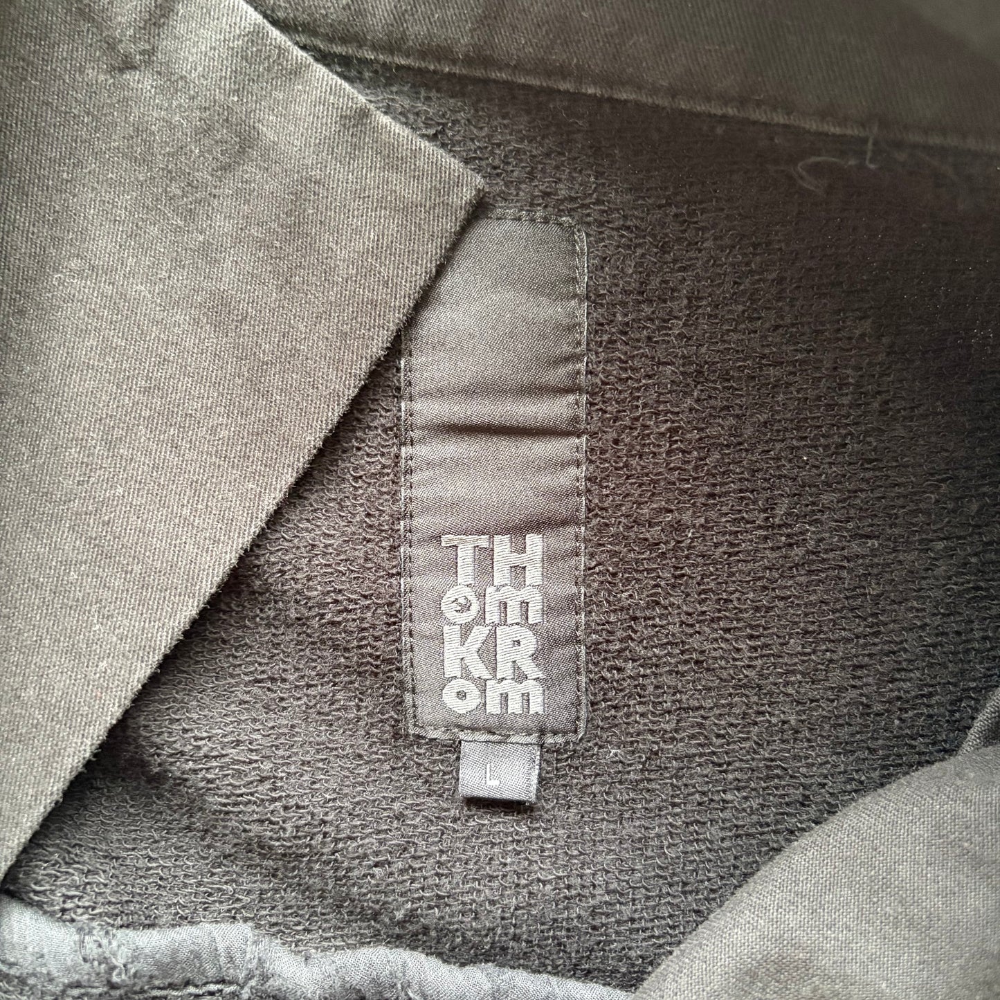 Thom Krom Assymetrical Zip Black Jacket (L)