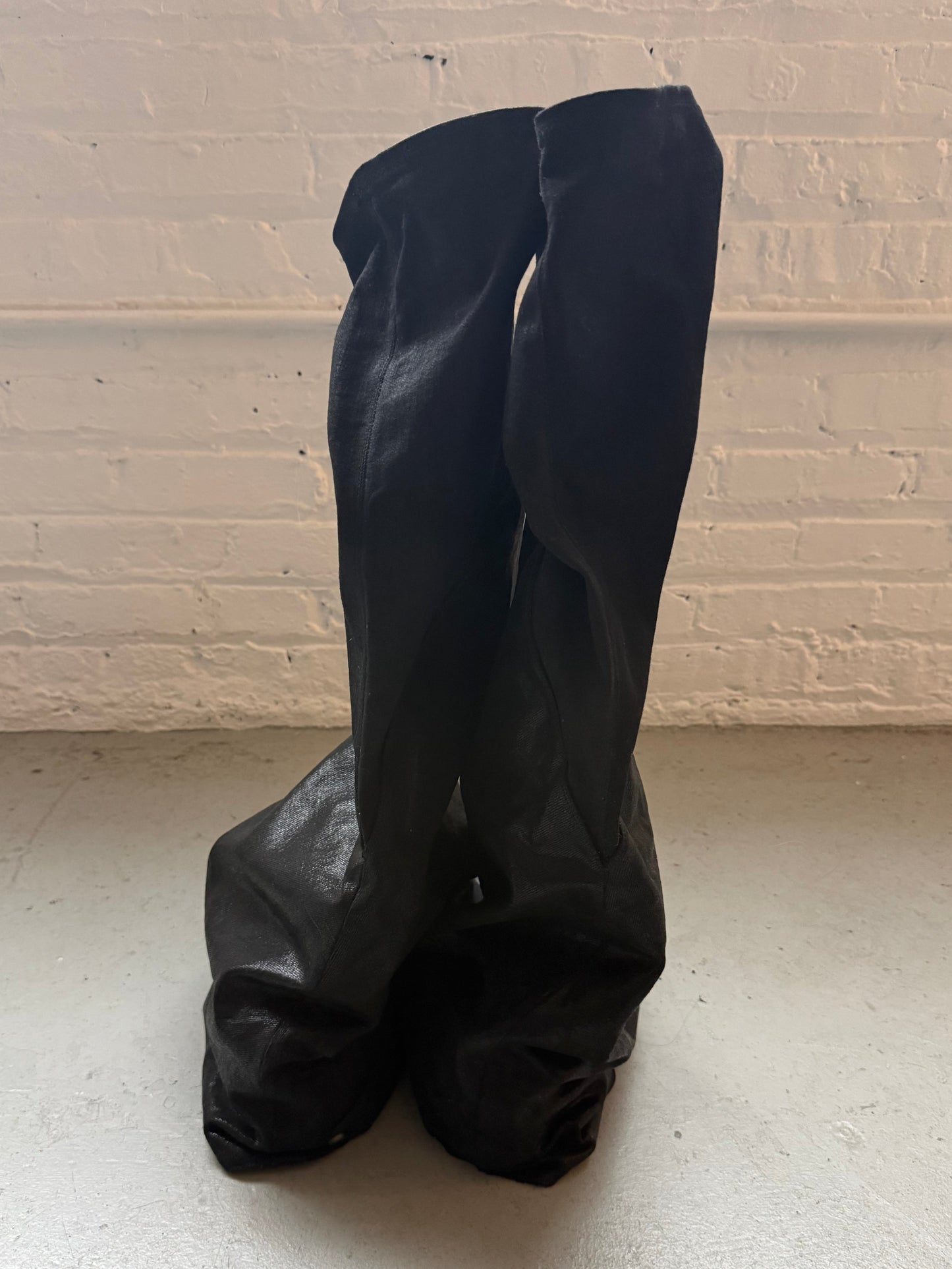 Rick Owens DRKSHDW LIDO Black Fetish Sneakers (44)