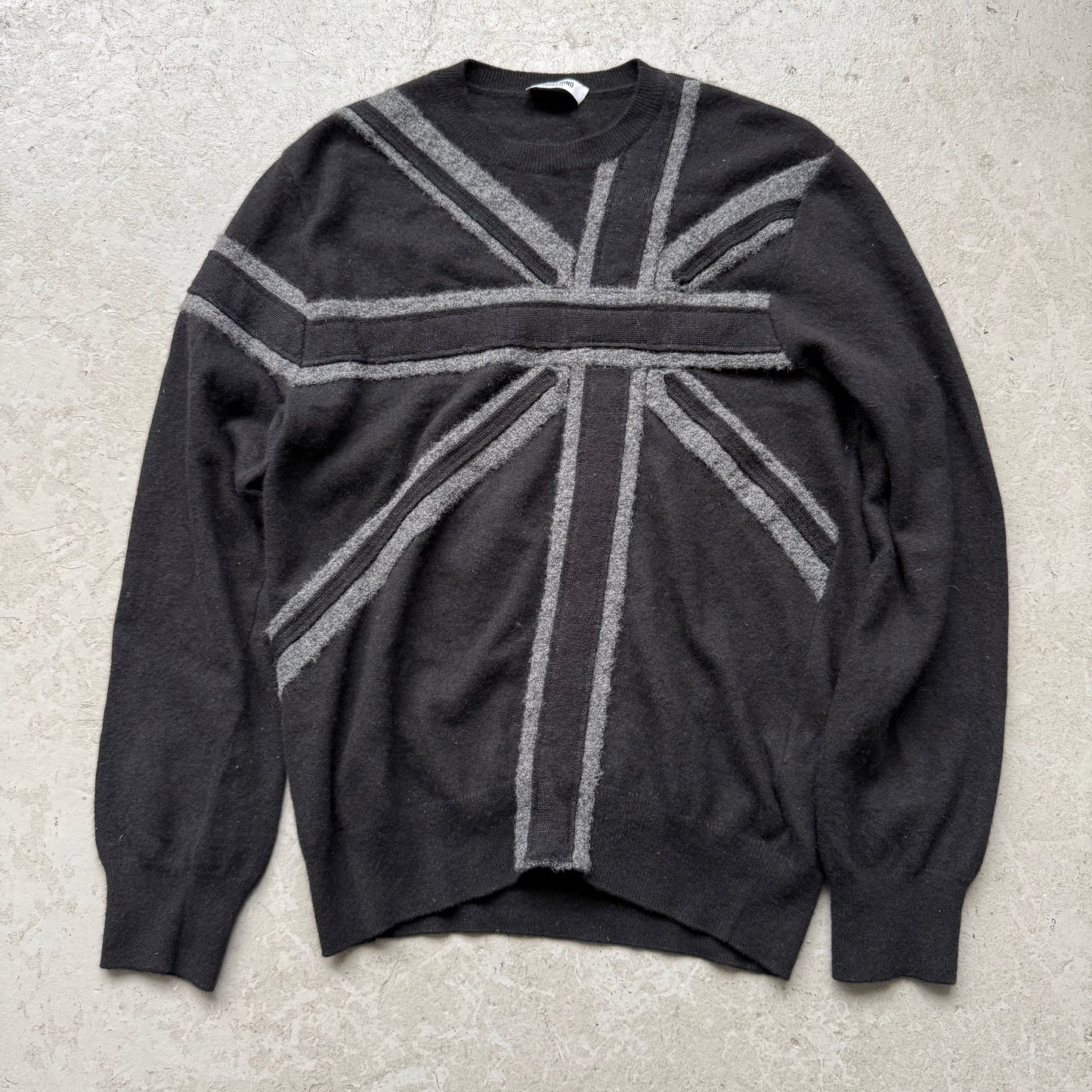 Moschino 2000s Union Black Wool Sweater (M)
