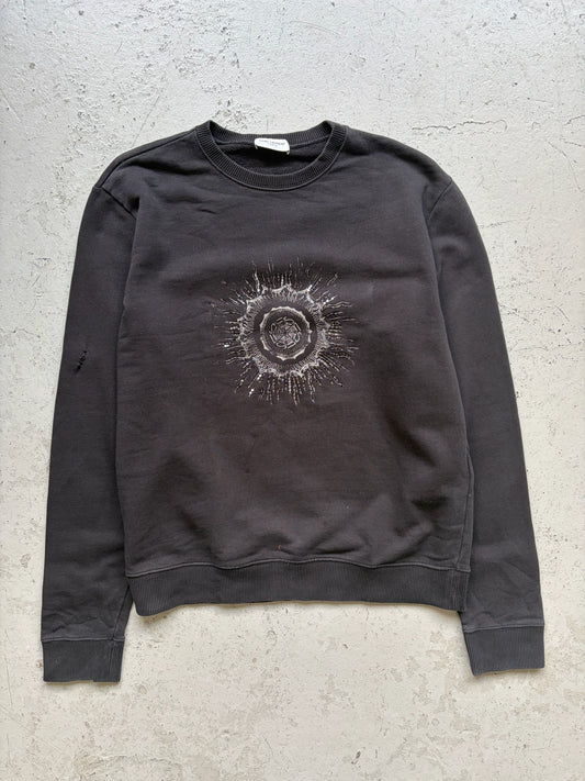 Saint Laurent Paris 2018 Sun Sequin Crewneck (S)