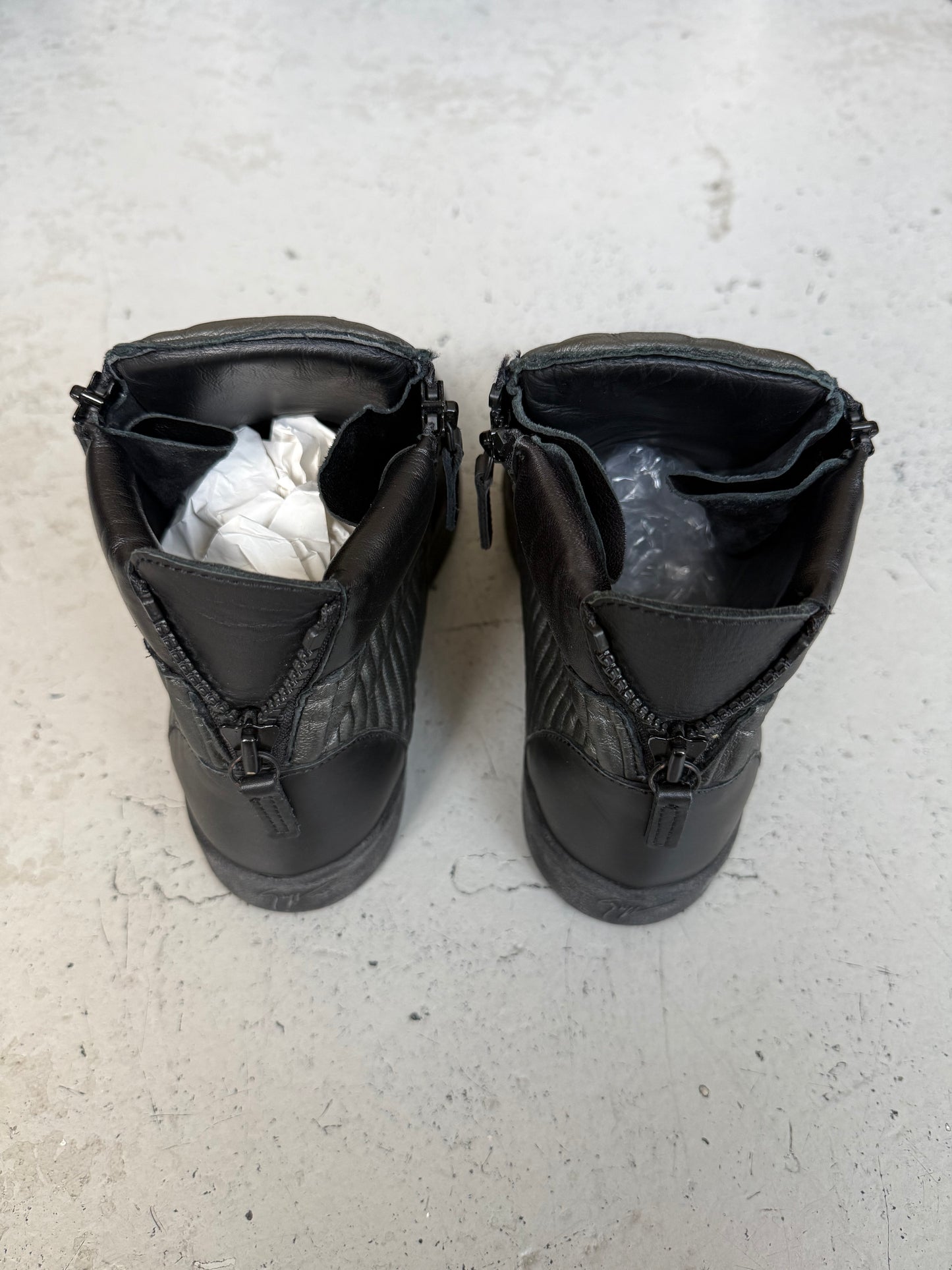 Giuseppe Paneled High Top Sneakers (42)