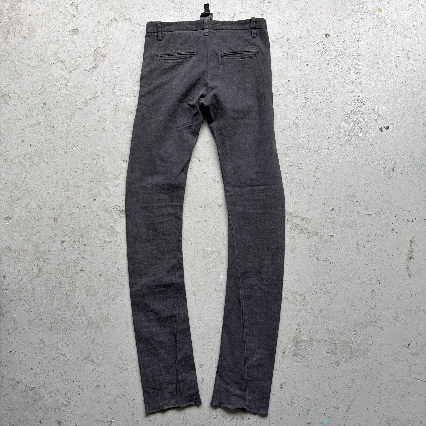 Y/Project by Yohan Serfaty AW13 Denim Jeans in Dark Grey Denim (48)