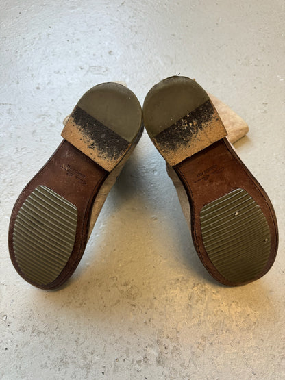 Rick Owens AW18 SISYPHUS Cinnamon Ponyhair Cop Boots (42)