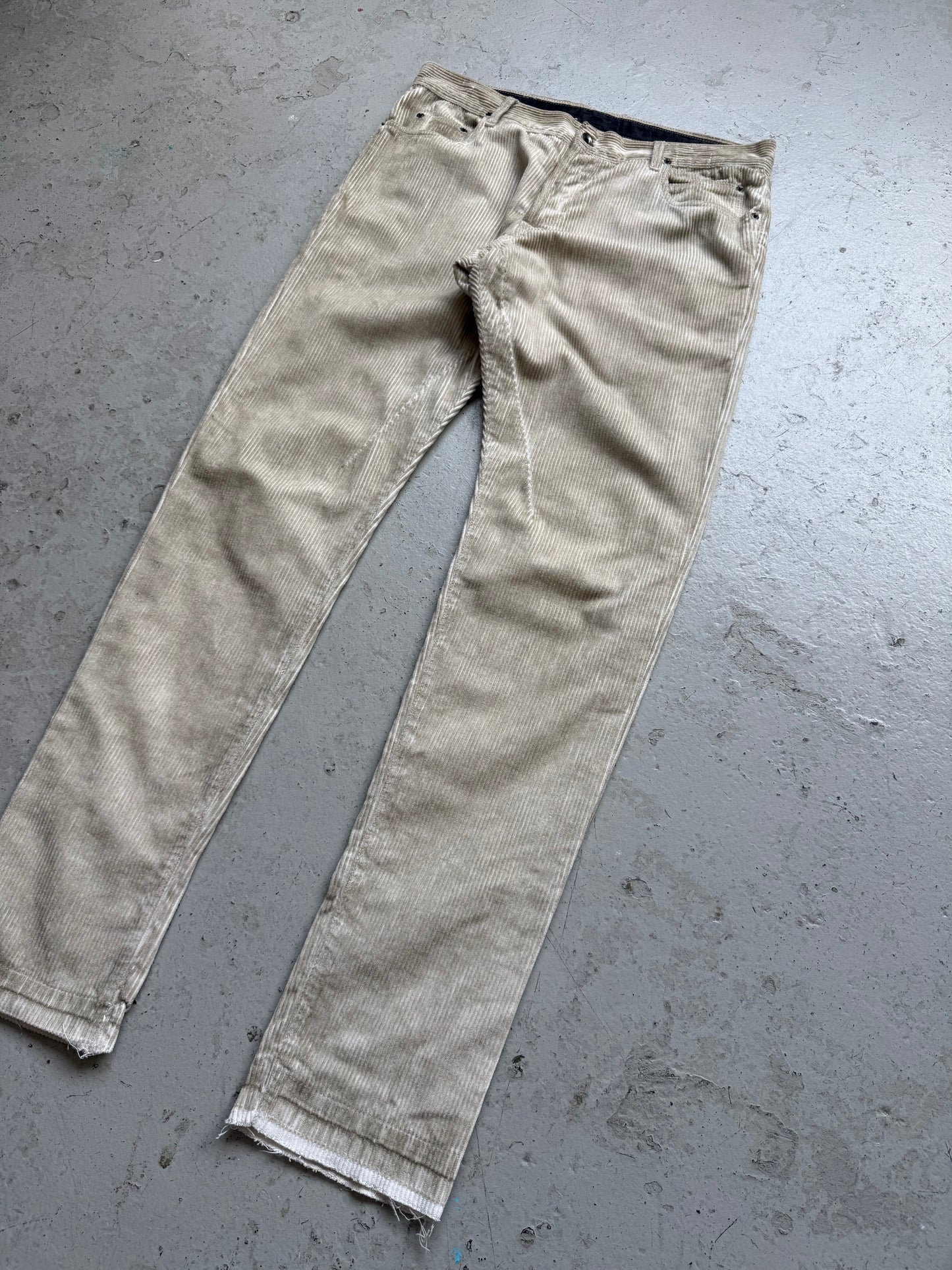 Rick Owens DRKSHDW SS09 Bleach Courdoroy Detroit Cut (34)