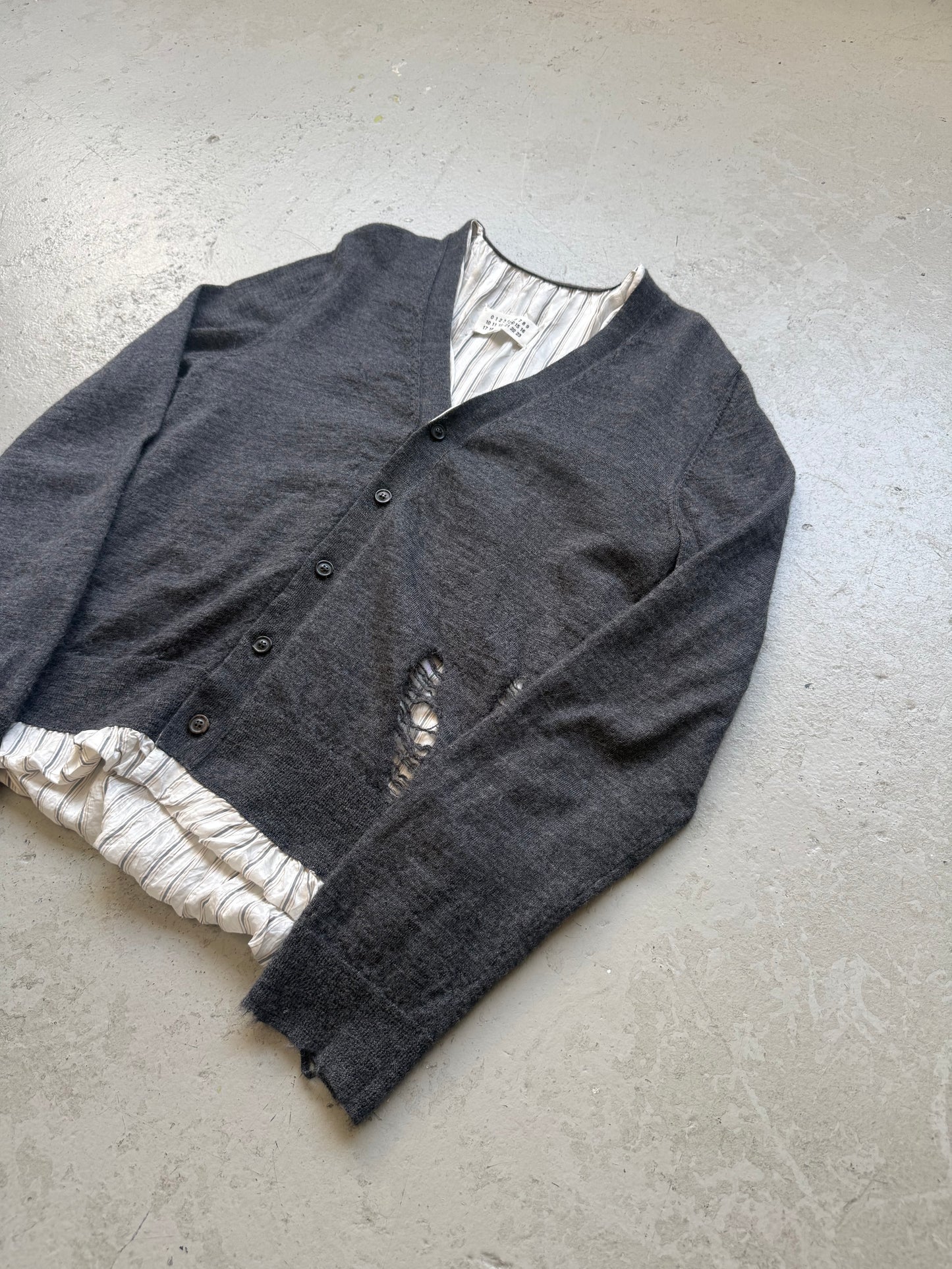Maison Margiela Distressed Layer Cardigan (S)