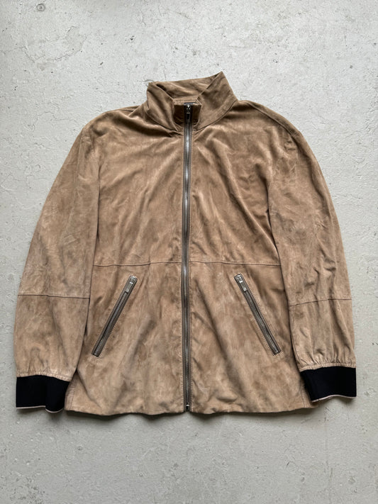 Giorgio Armani Goat Leather Suede Blouson Jacket