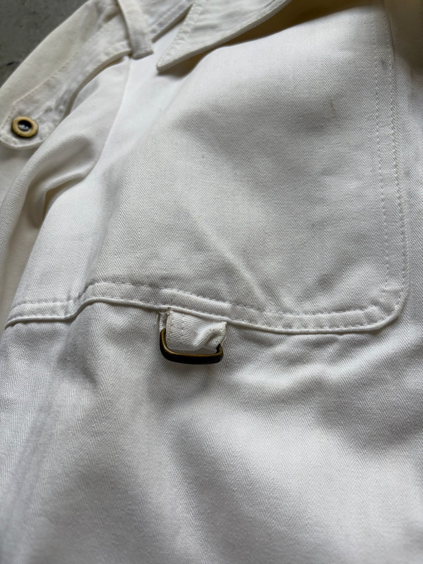 Dolce & Gabbana White Belted Jacket (30/44)