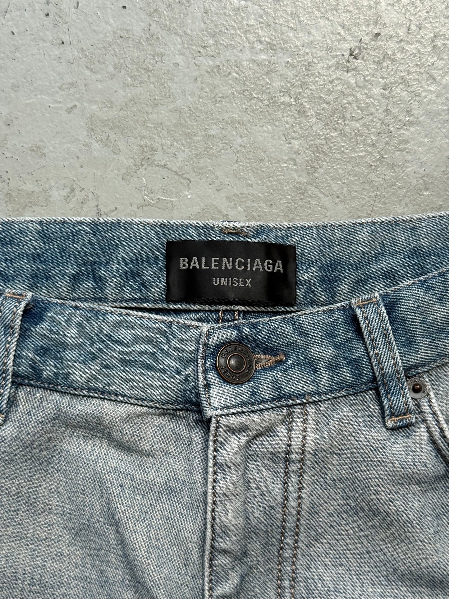 Balenciaga Inside Out Wide Leg Denim (S)