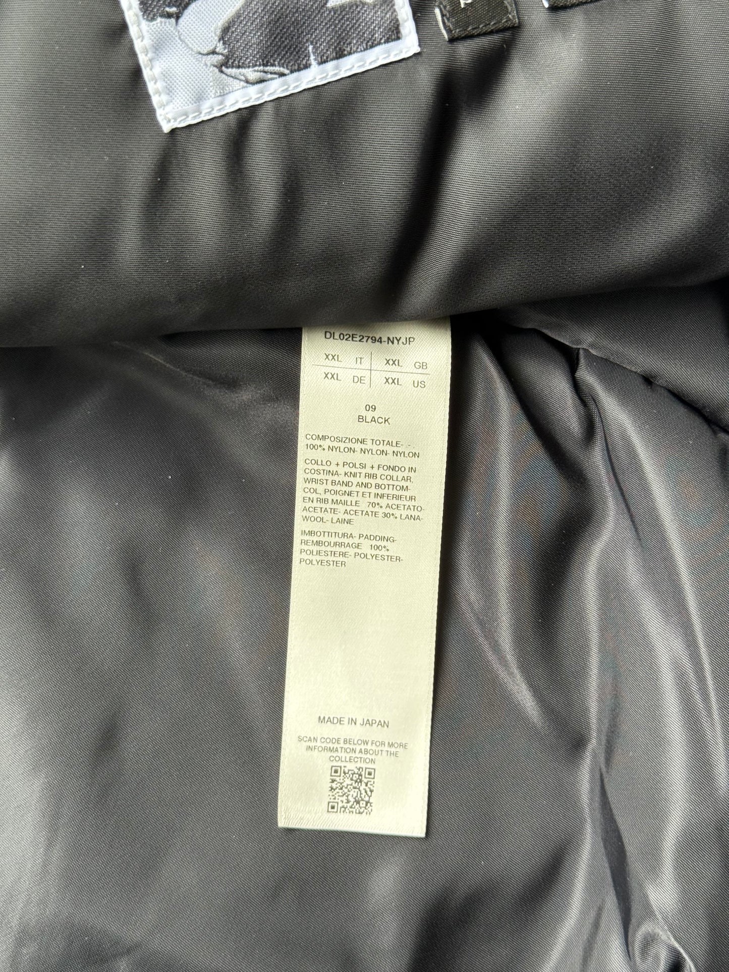 Rick Owens DRKSHDW FW25 Black Tankers Bomber Jacket (XXL)