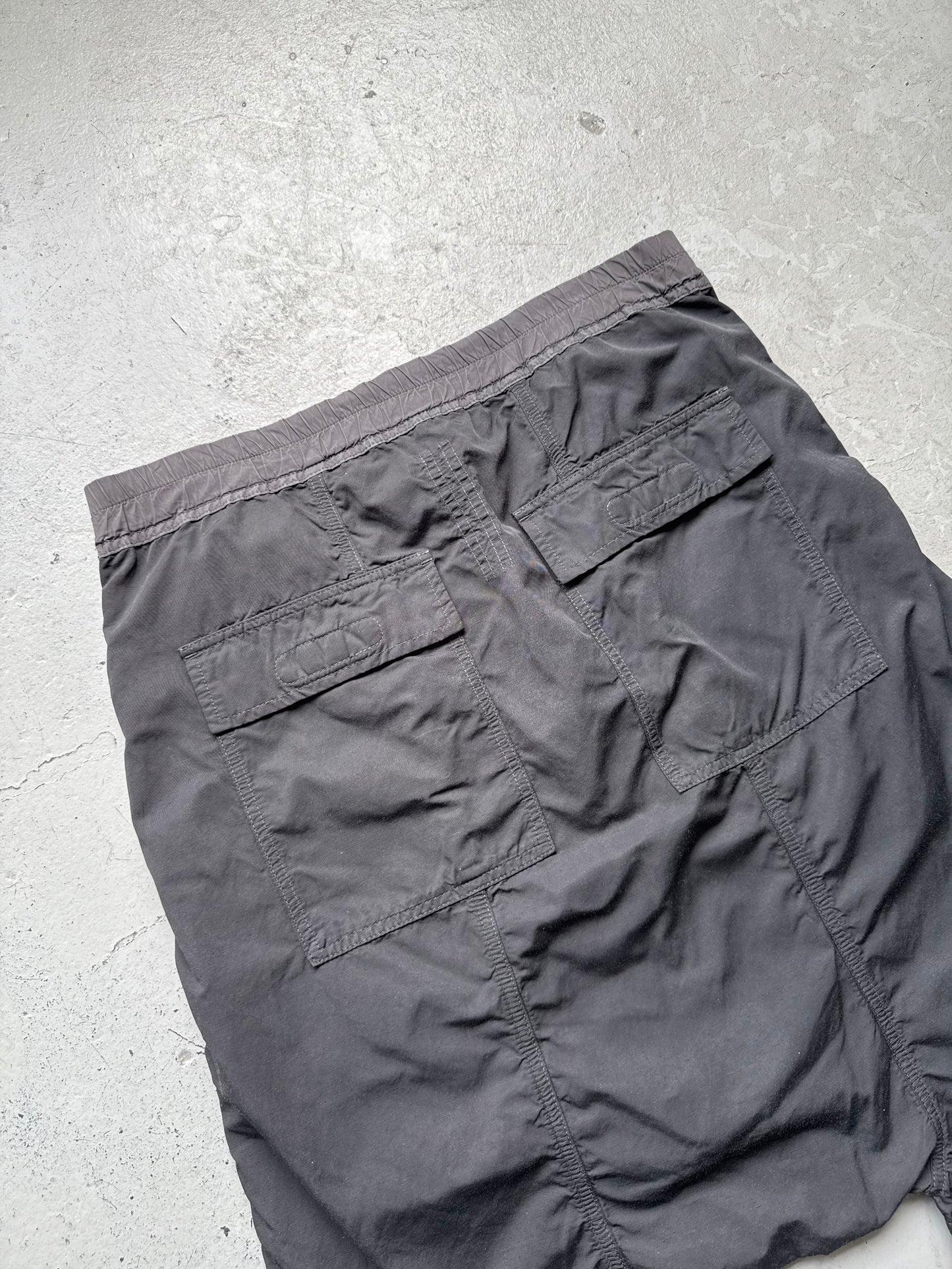 Rick Owens DRKSHDW FW14 Dark Dust Pod Shorts (M)
