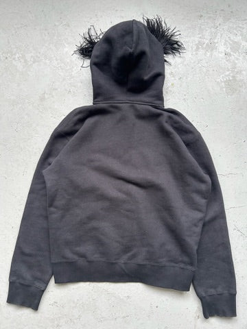 1017 Alyx 9SM Ostrich Feather Zip Up Hoodie (XL)