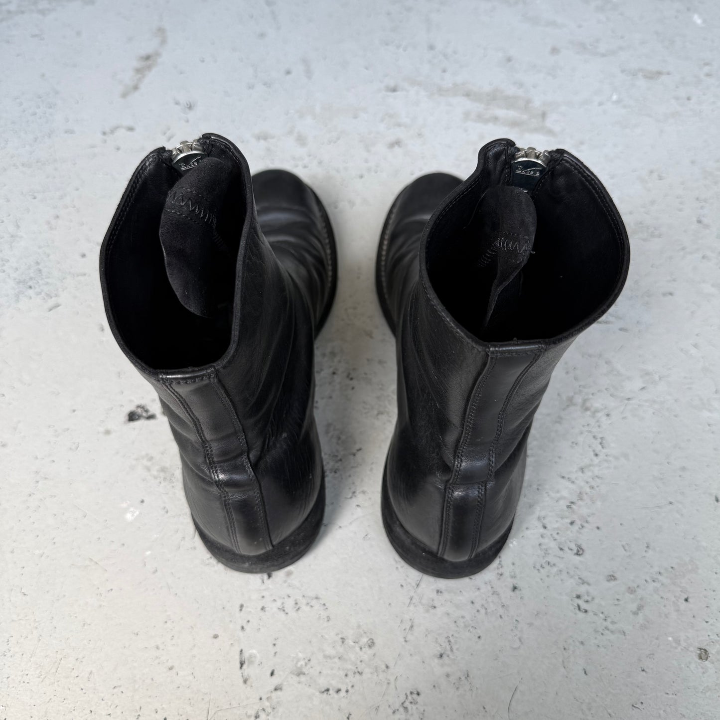Guidi 210 Horse Leather Black Boots (44)
