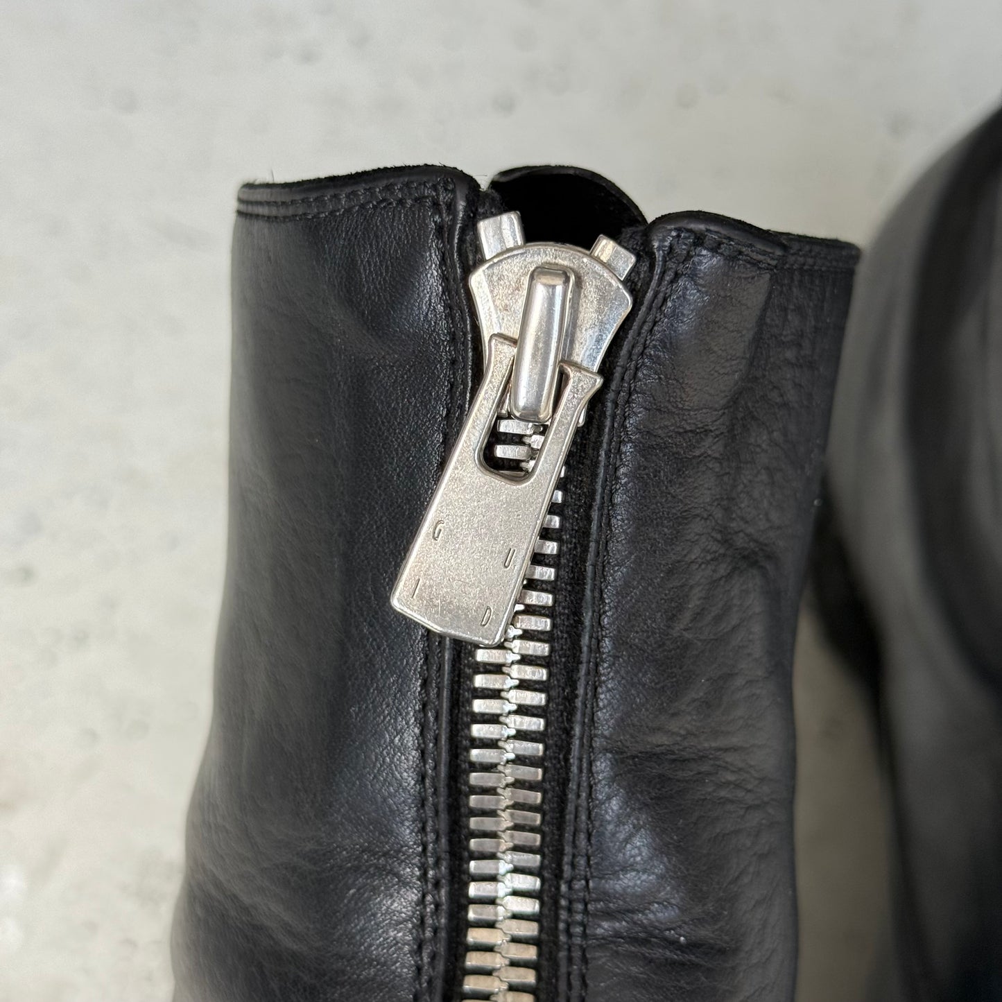 Guidi 210 Horse Leather Black Boots (44)