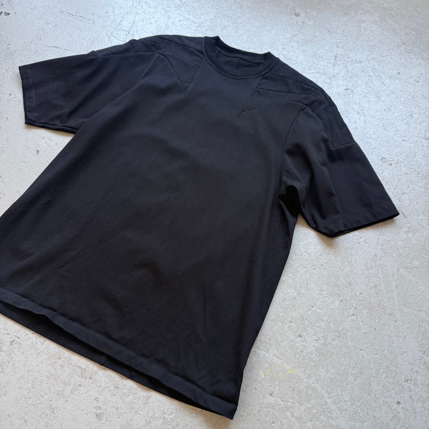 Rick Owens SS21 PHLEGETHON Padded Shoulder Short Sleeve Shirt (L)