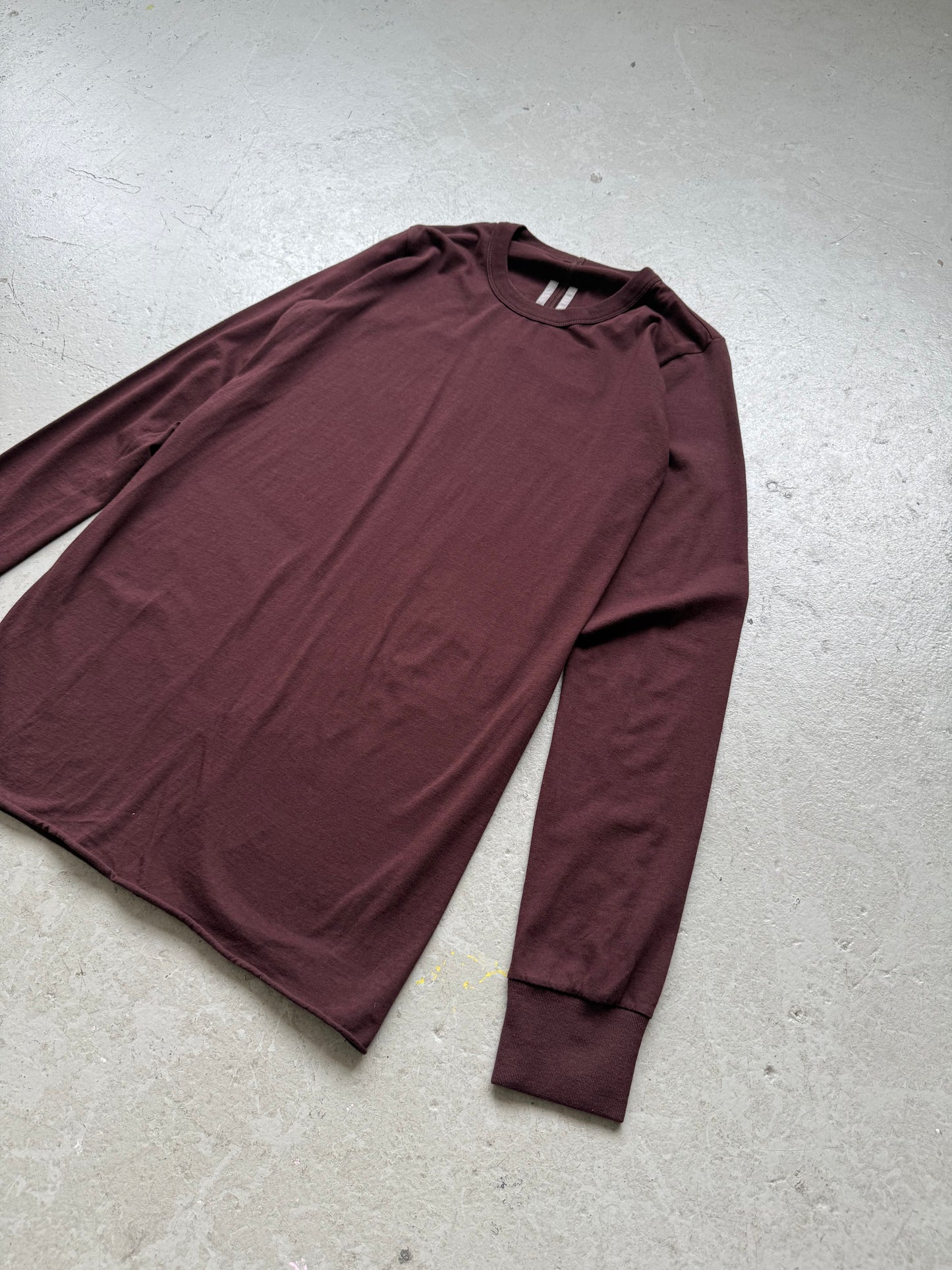 Rick Owens FW20 PERFORMA Burgandy Long Sleeve Shirt (L)