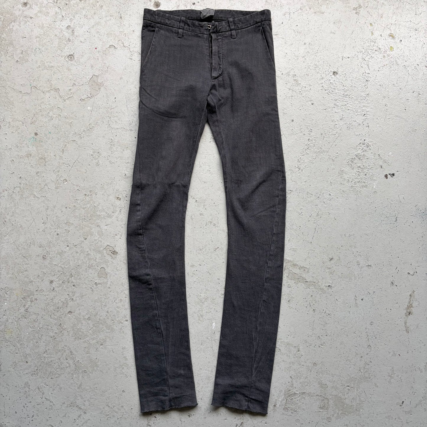 Y/Project by Yohan Serfaty AW13 Denim Jeans in Dark Grey Denim (48)