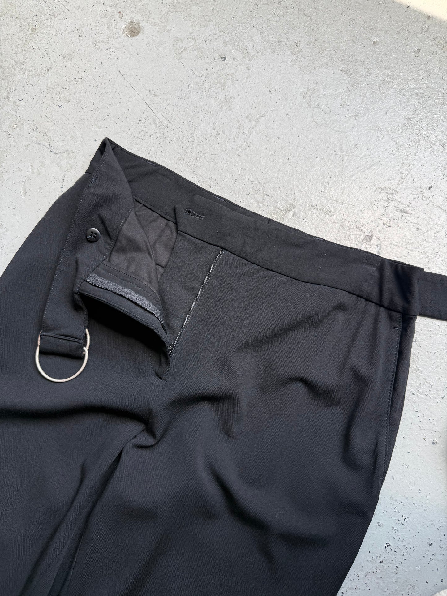 Acne Studios Black Belted Trousers (42)