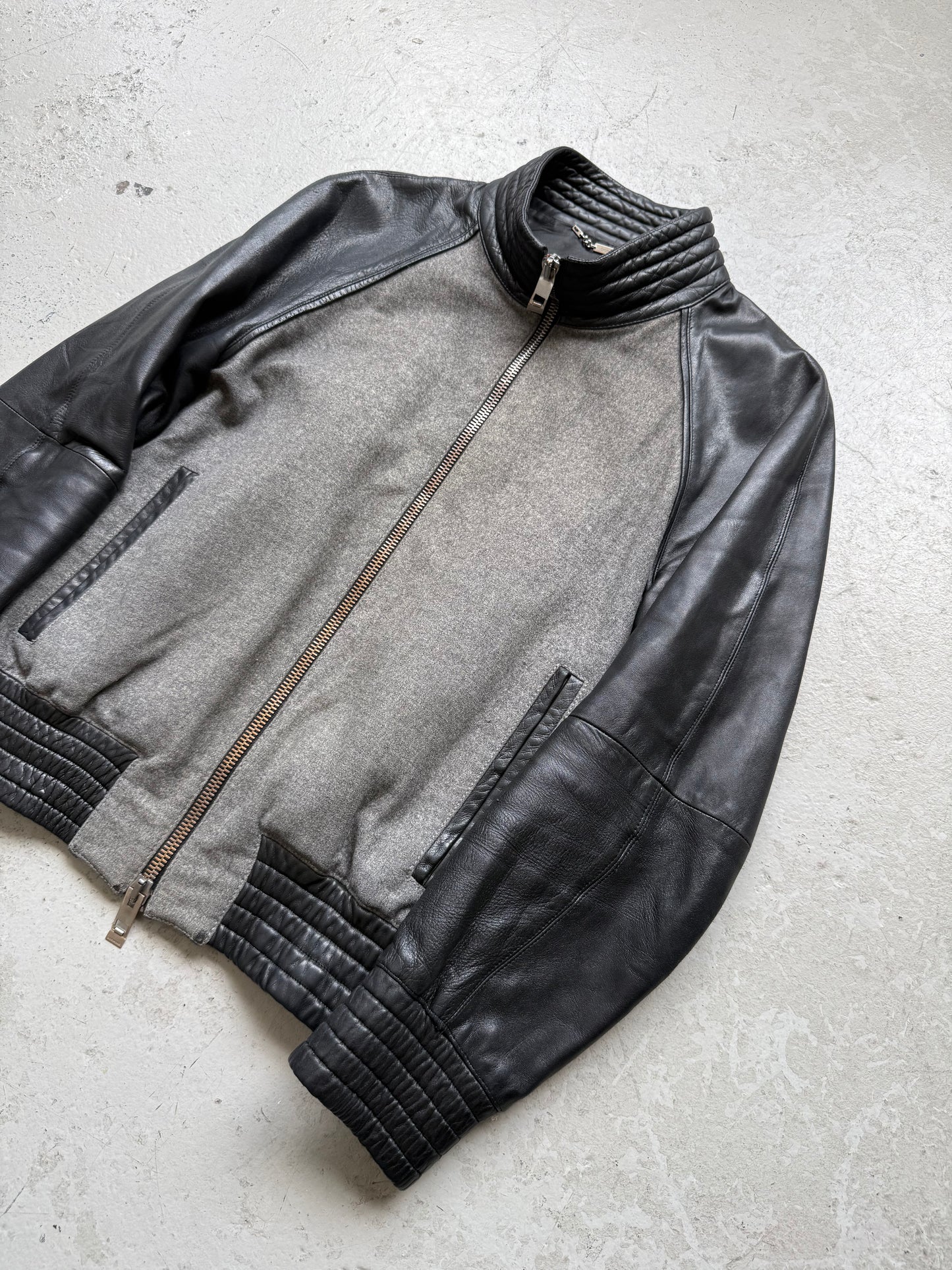 Dior Homme AW04 VOTC Leather Bomber Jacket (48)