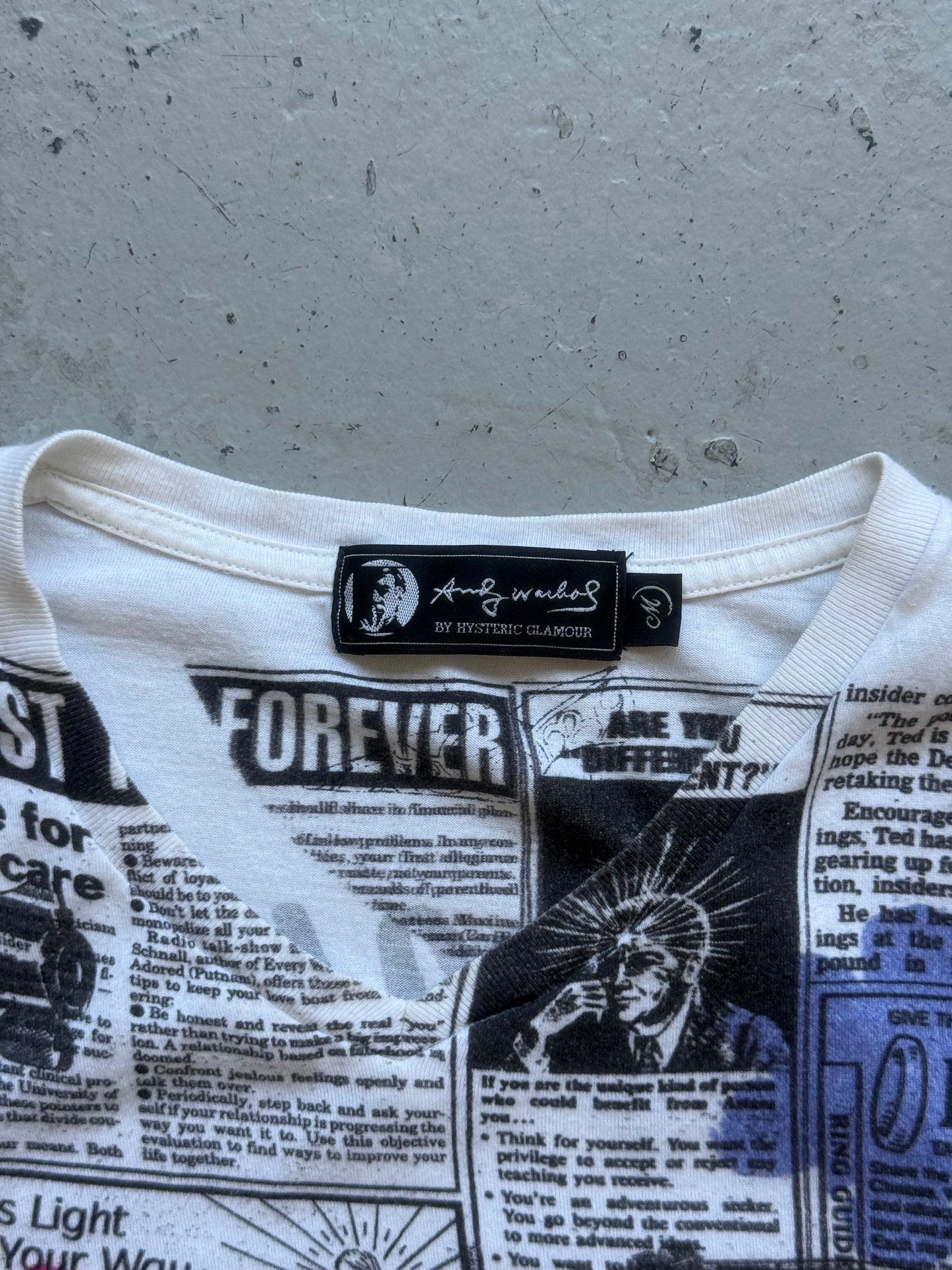 Hysteric Andy Warhol Tee (M)