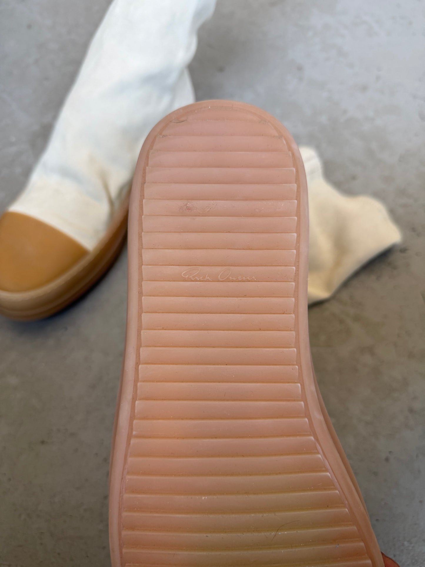 Rick Owens Suede Sock Sneakers (44.5)