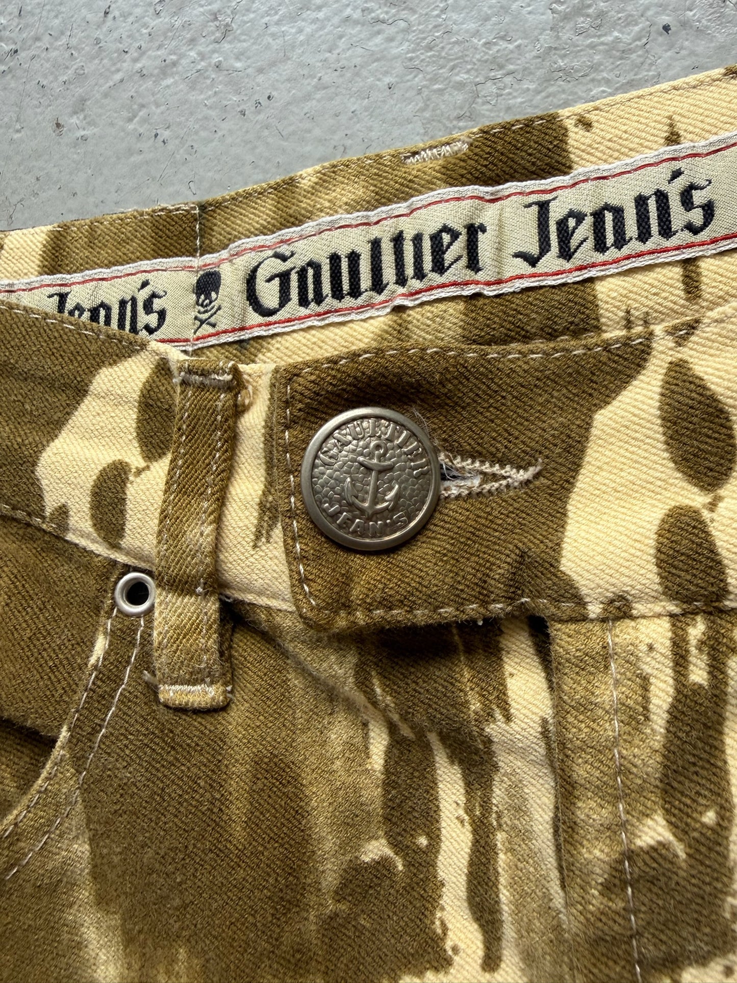 Jean Paul Gaultier AW98 Vampire Blood Drip Denim (36)
