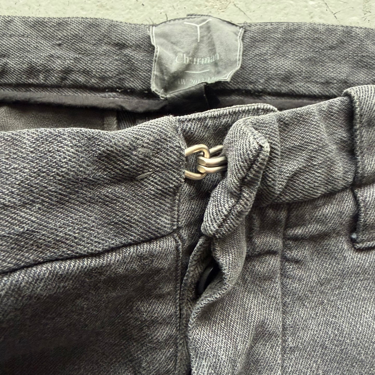 Y/Project by Yohan Serfaty AW13 Denim Jeans in Dark Grey Denim (48)