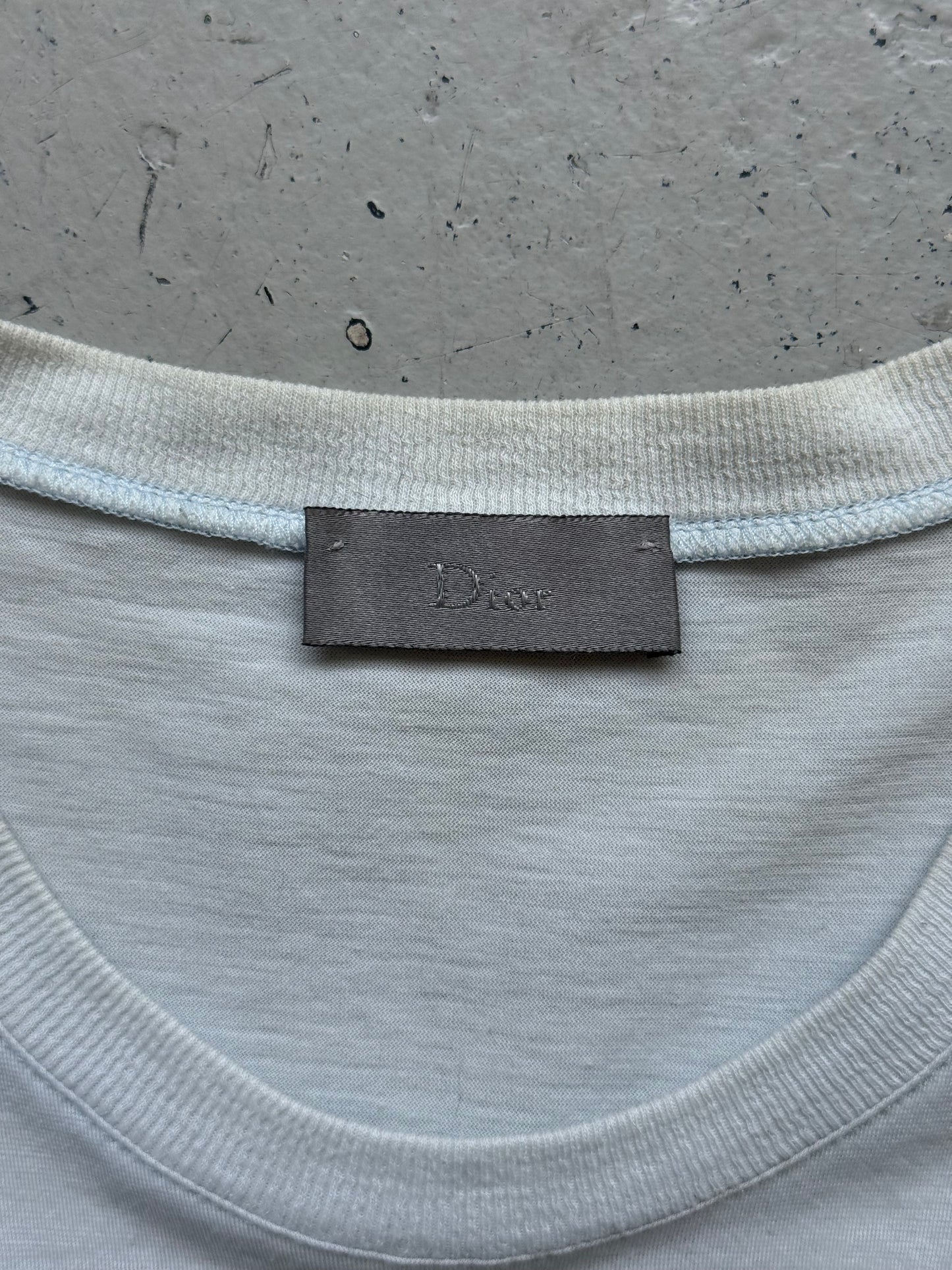Dior Homme AW06 White Pocket T Shirt (XS)