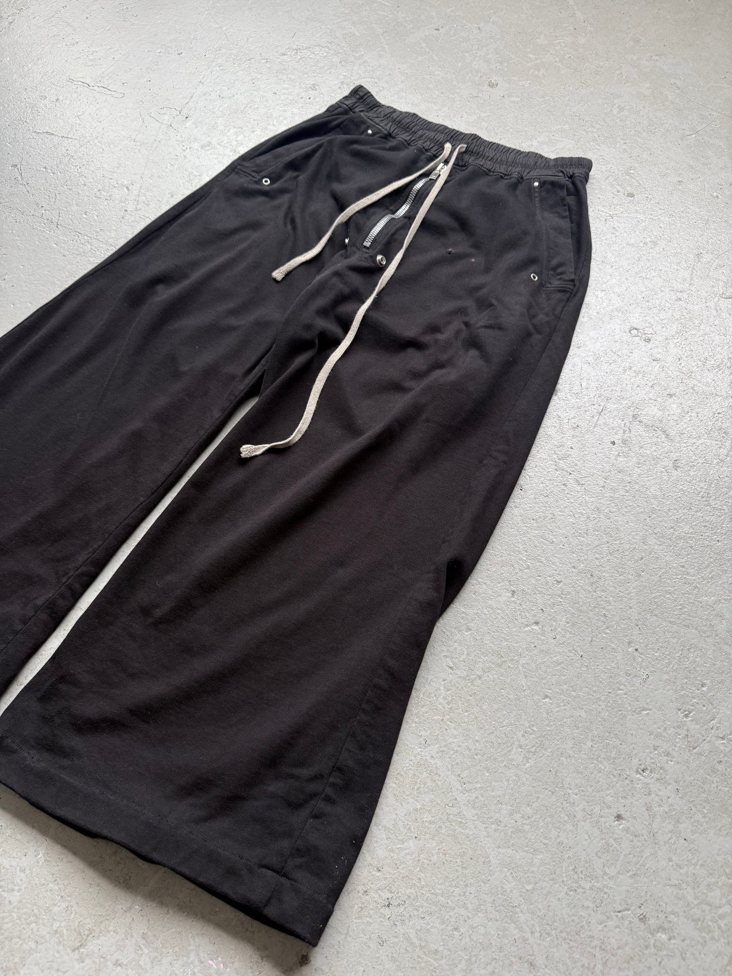Rick Owens SS25 Cotton Black Belas (S)