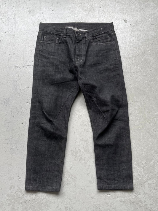 Rick Owens DRKSHDW Torrence Cropped Cut Denim (31)