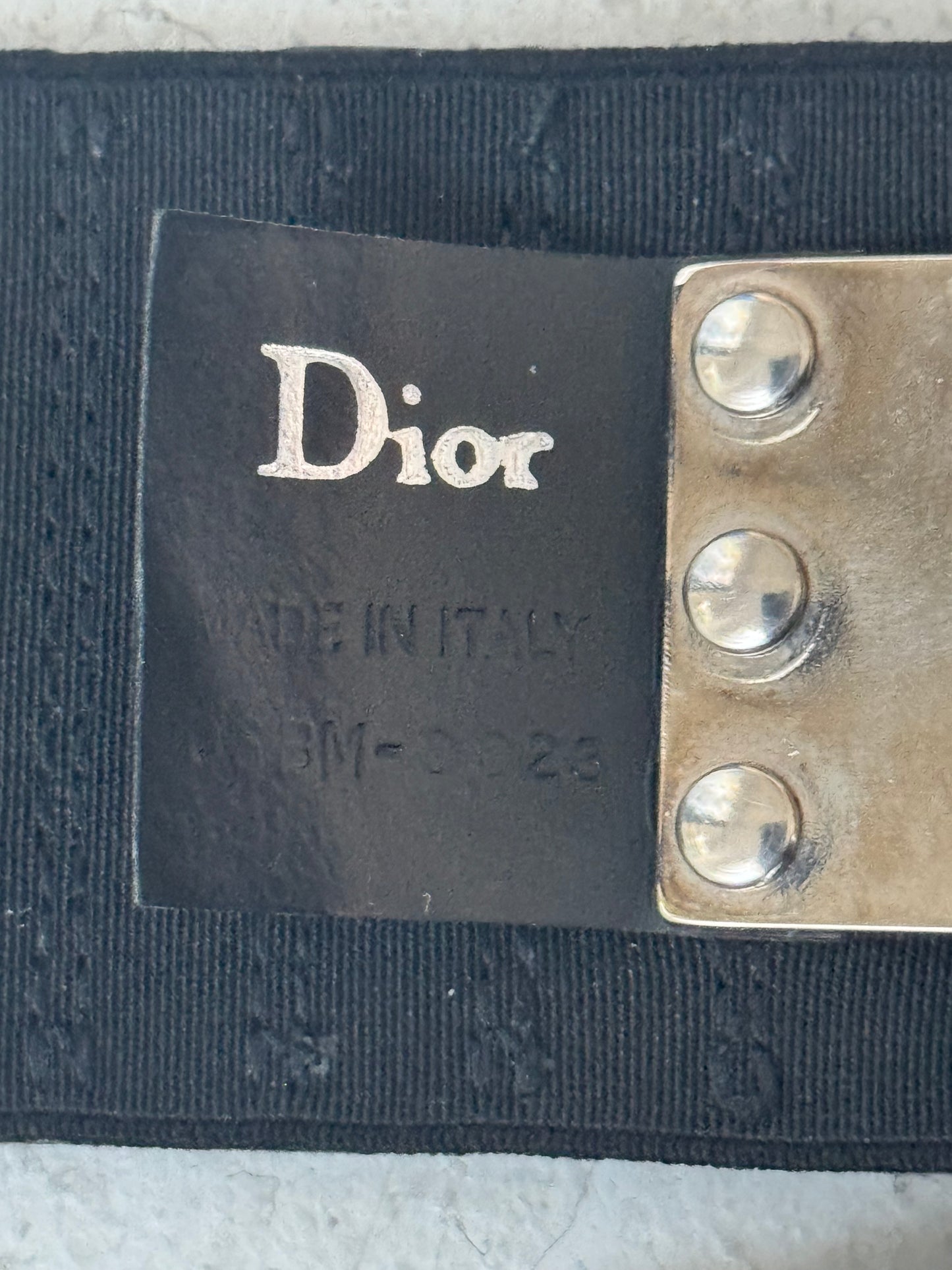 Dior Homme AW03 Scales Leather Belt