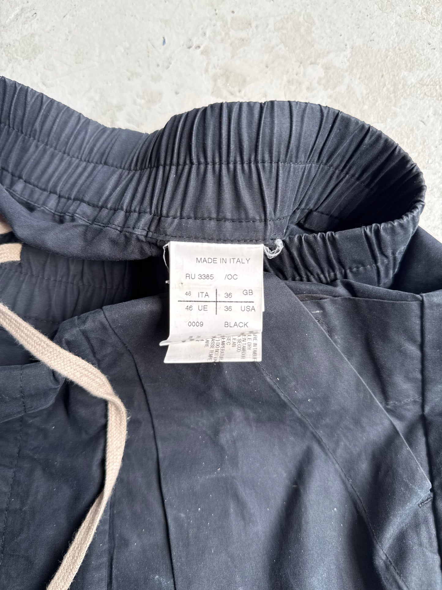 Rick Owens SS12 NASKA Black Pod Shorts (46)