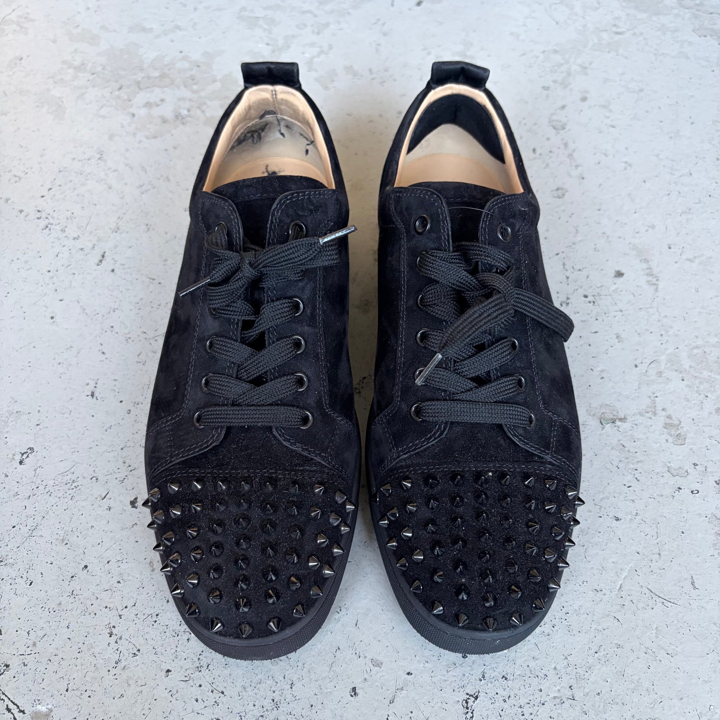 Christian Louboutin Black Studded Sneakers (43 1/2)
