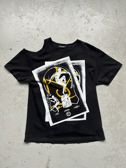 Raf Simons SS19 Performers Black Short Sleeve Shirt (M)