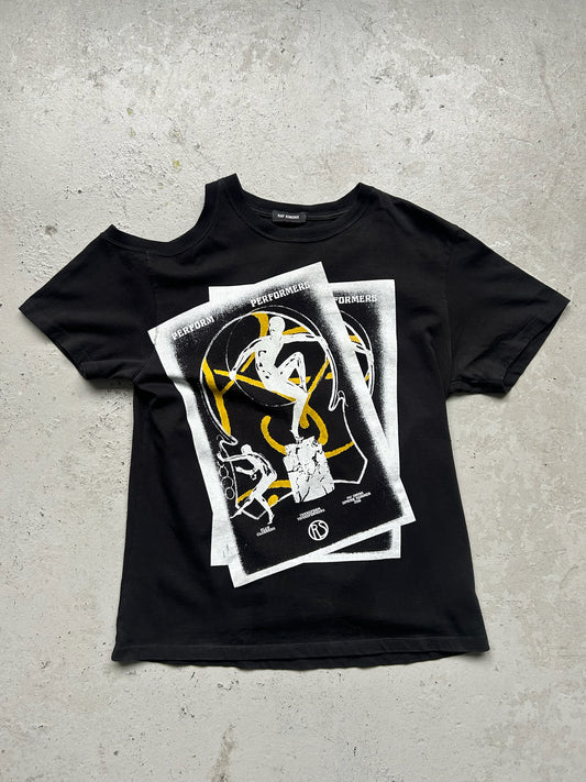 Raf Simons SS19 Performers Black Short Sleeve Shirt (M)