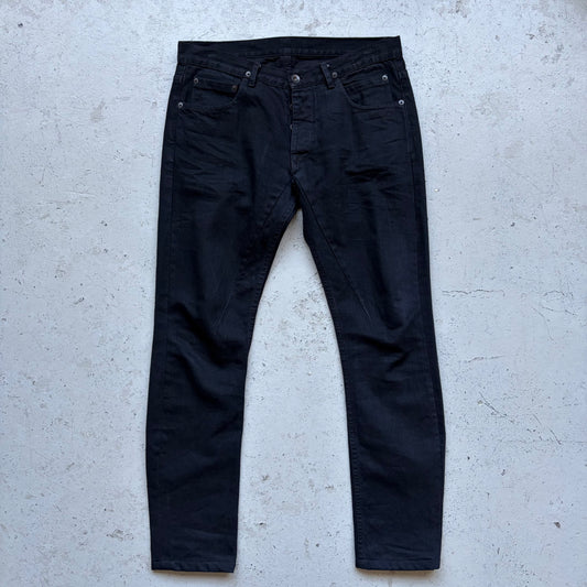 Rick Owens FW14 Sample Black Inside Detroit Cut Denim (30)