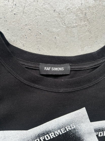 Raf Simons SS19 Performers Black Short Sleeve Shirt (M)