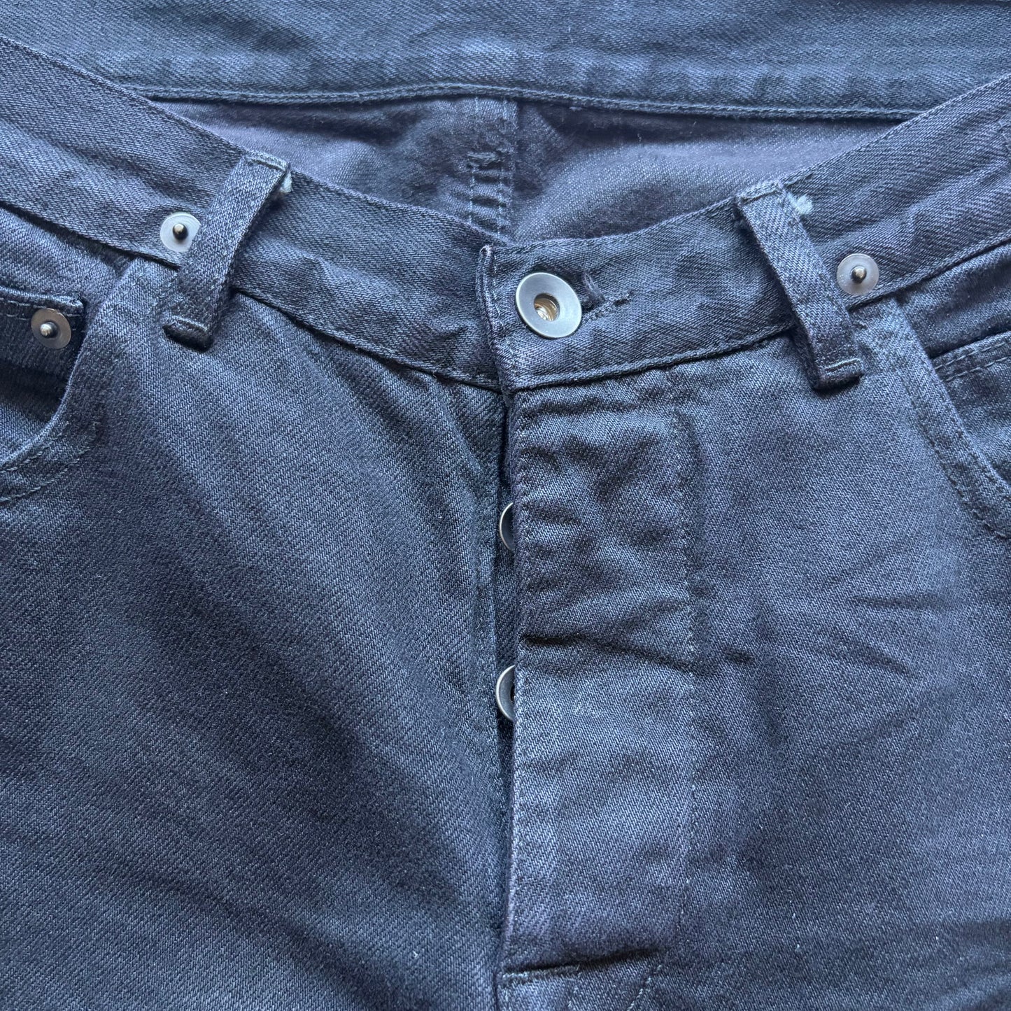 Rick Owens FW14 Sample Black Inside Detroit Cut Denim (30)