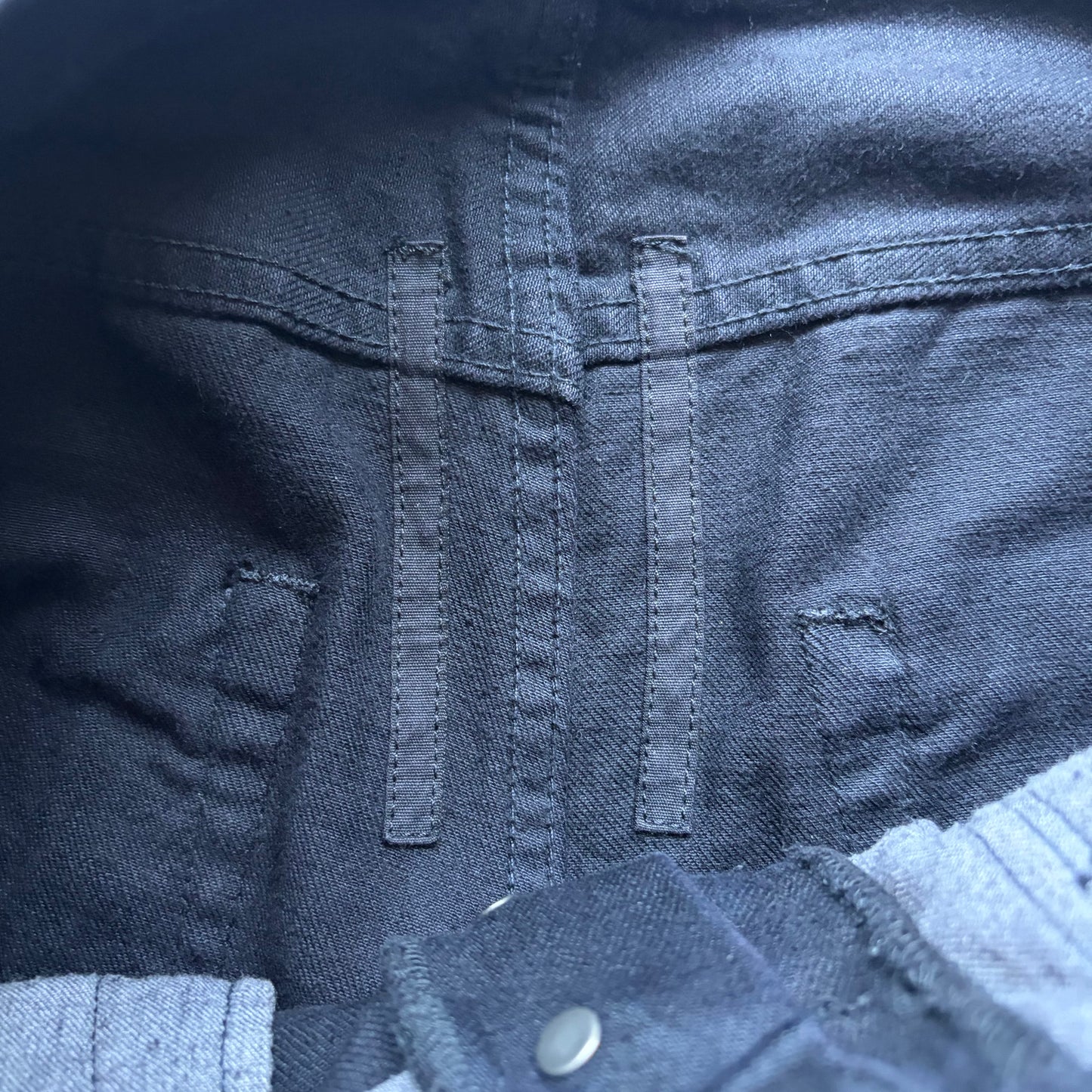 Rick Owens FW14 Sample Black Inside Detroit Cut Denim (30)
