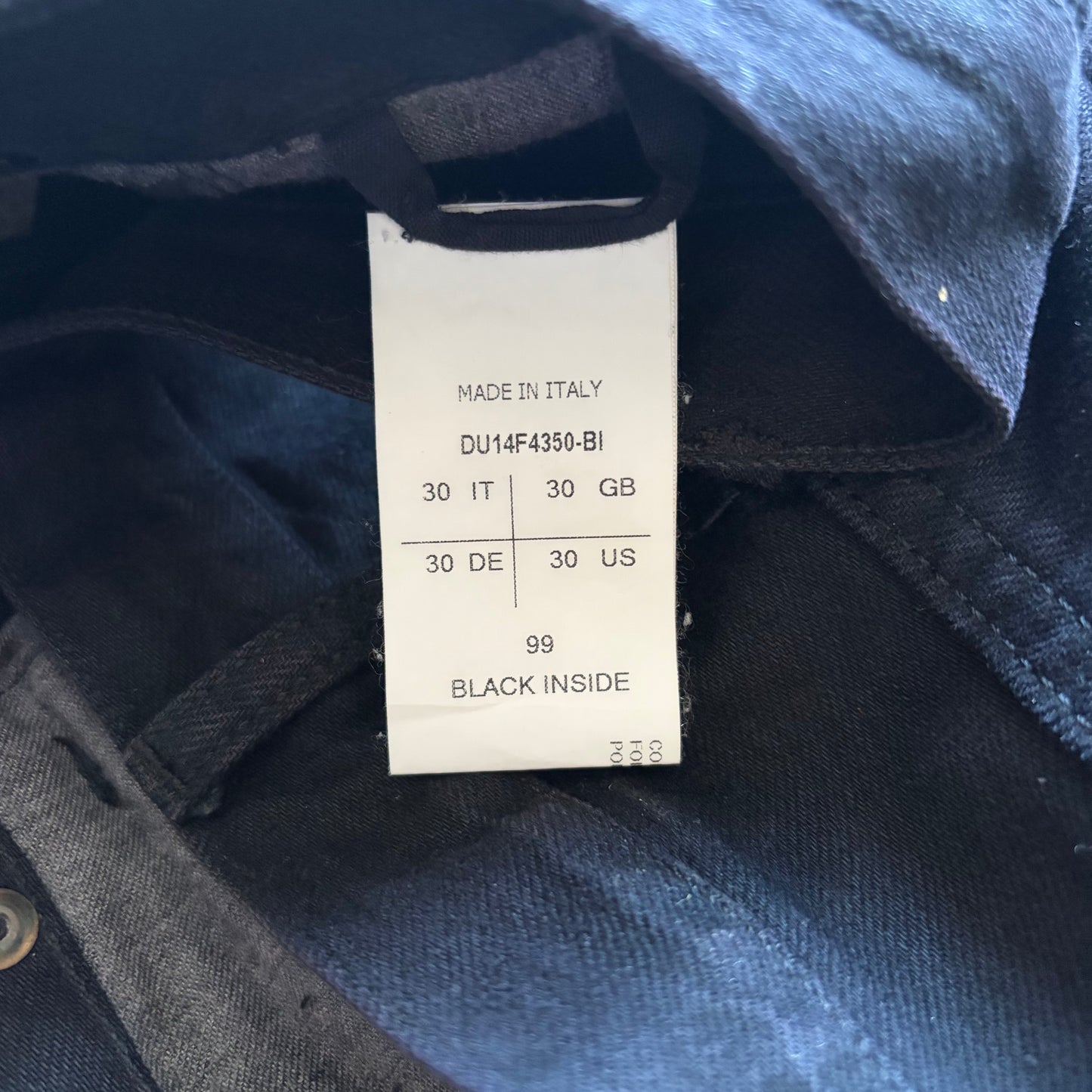 Rick Owens FW14 Sample Black Inside Detroit Cut Denim (30)